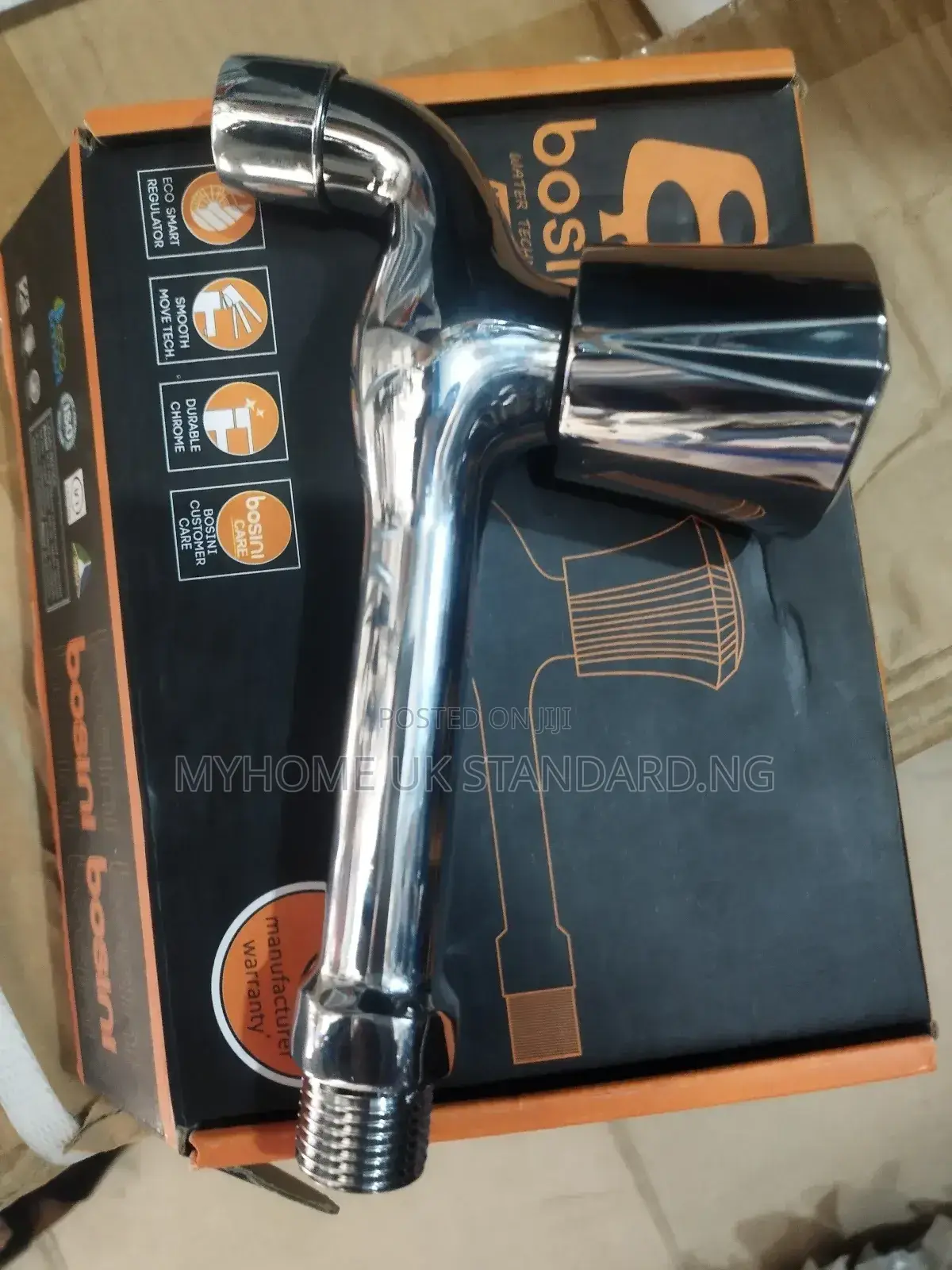 Long Wall Chrome Single Tap