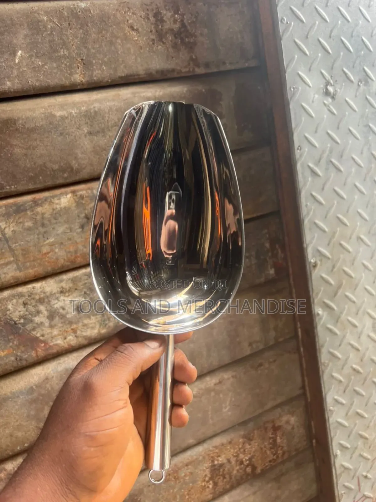 Stainless Steel Ice Scoop 32.5x13