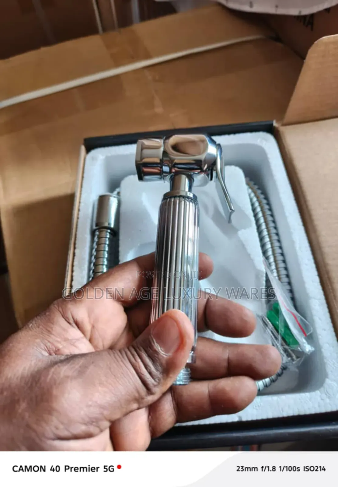 Round Chrome Bidet Sprayer