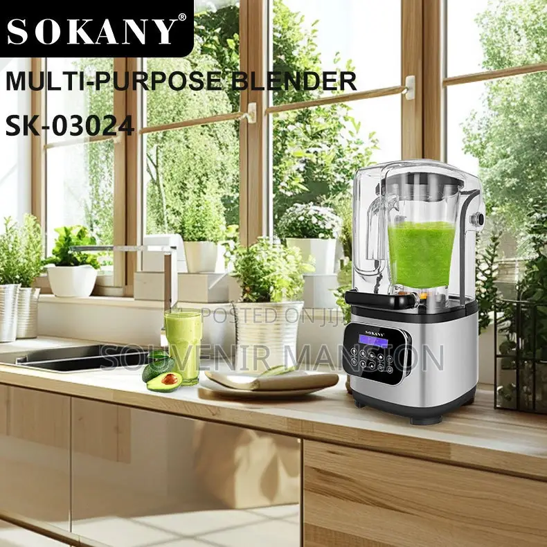Sokany Commercial Blender 8000w