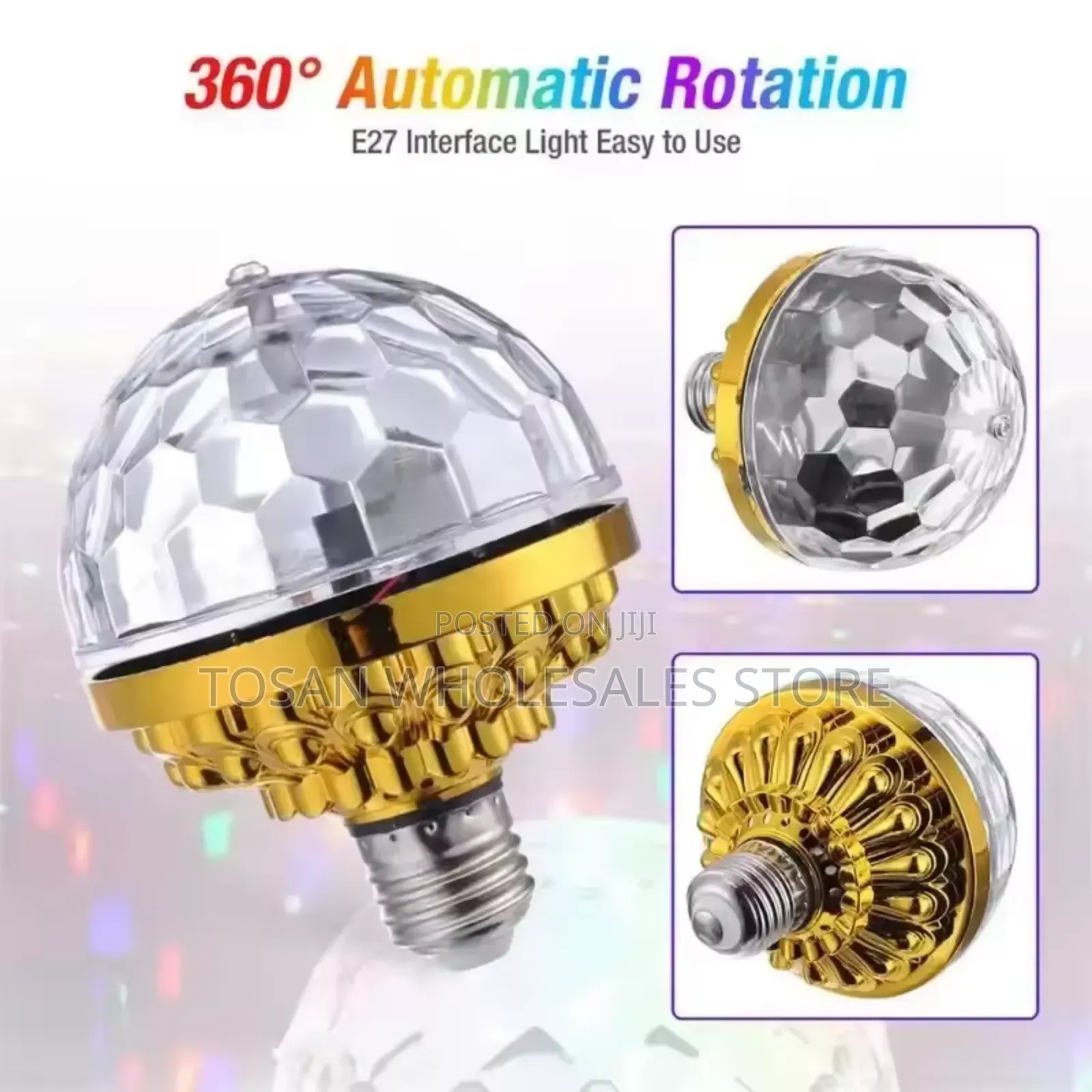 Colorful Rotating Magic Ball Light
