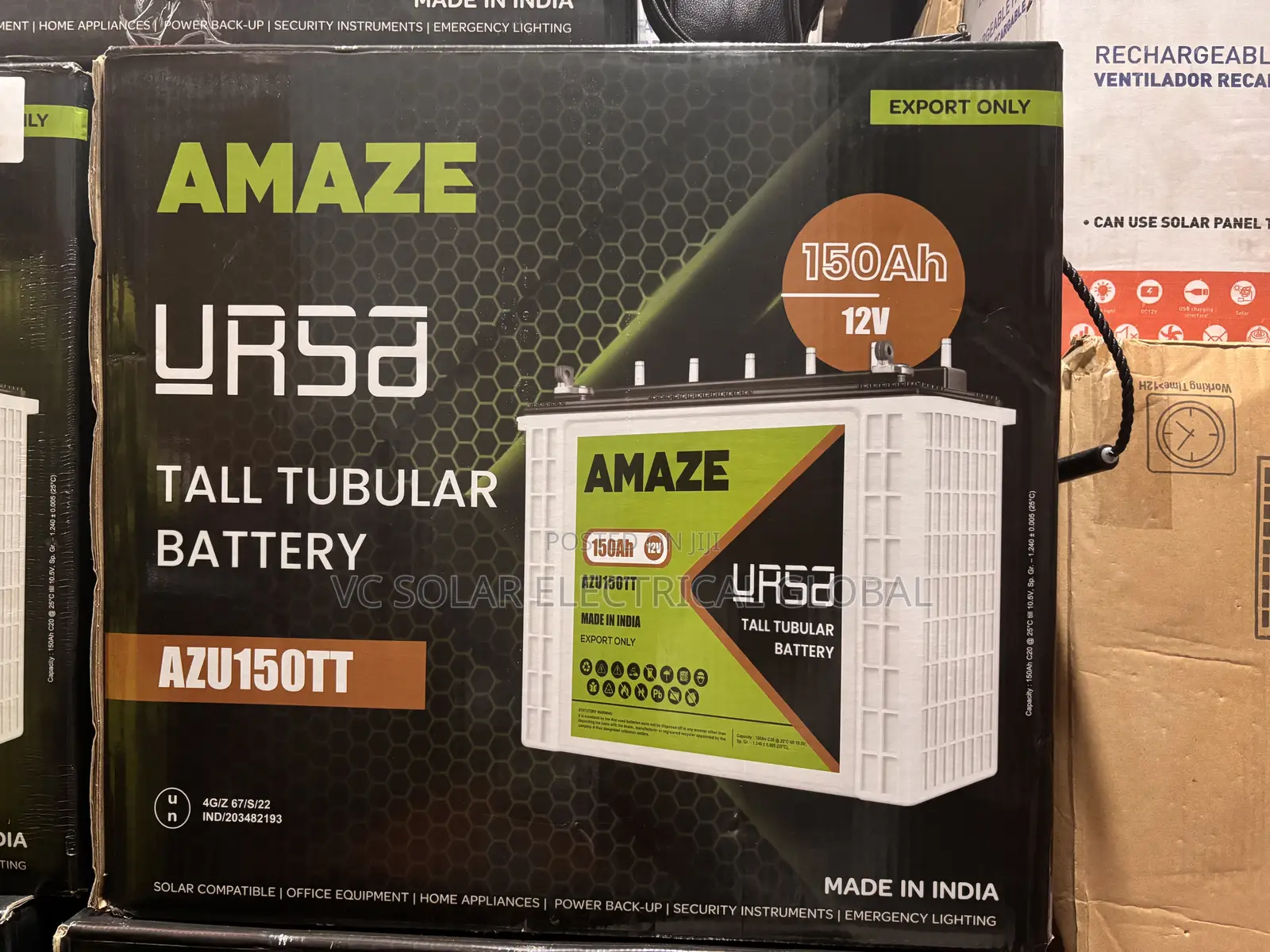 Quality 12v, 150ah Tubular Battery