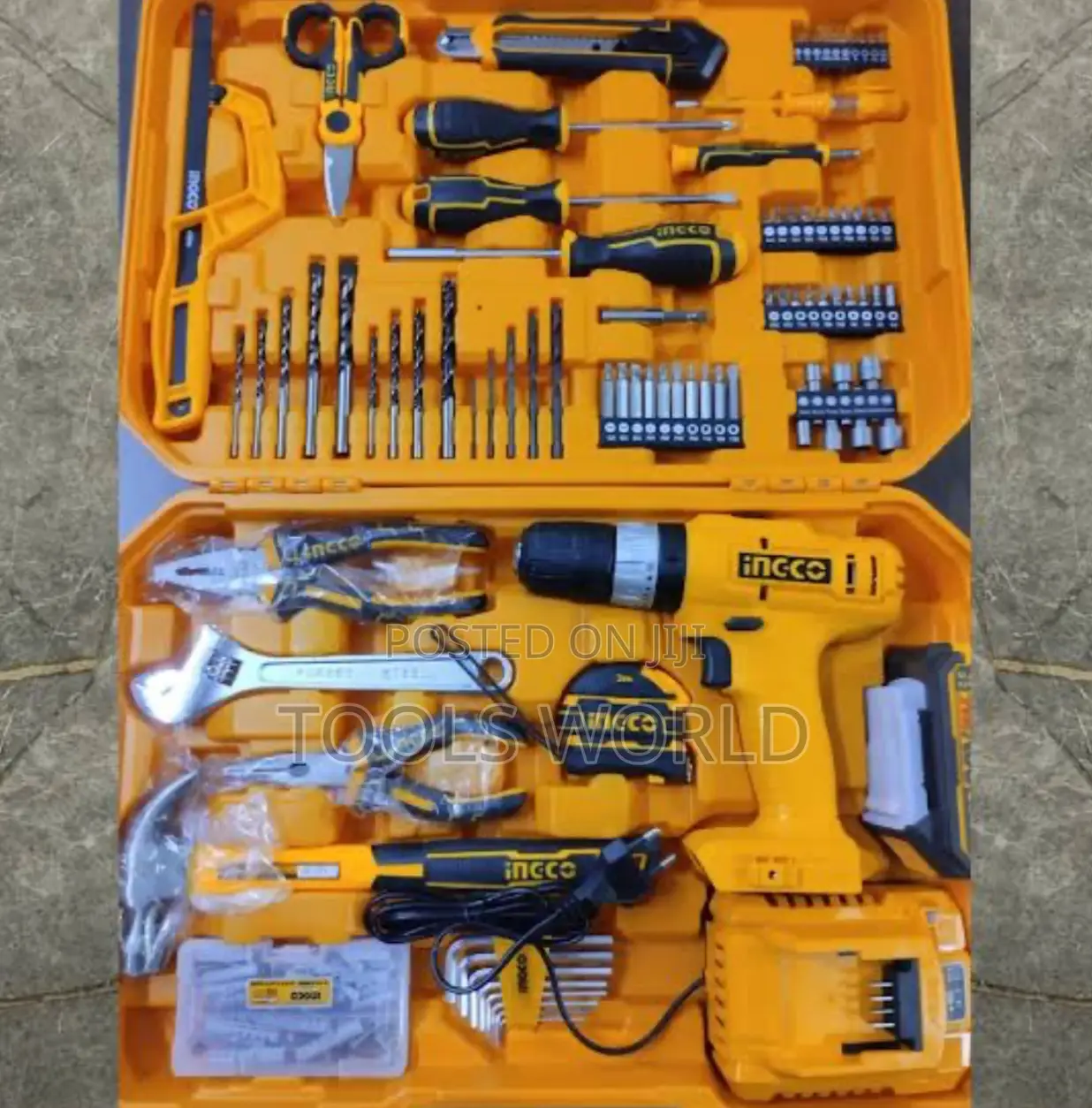 165-Piece Tool Set With 20v Cordless Impact Drill