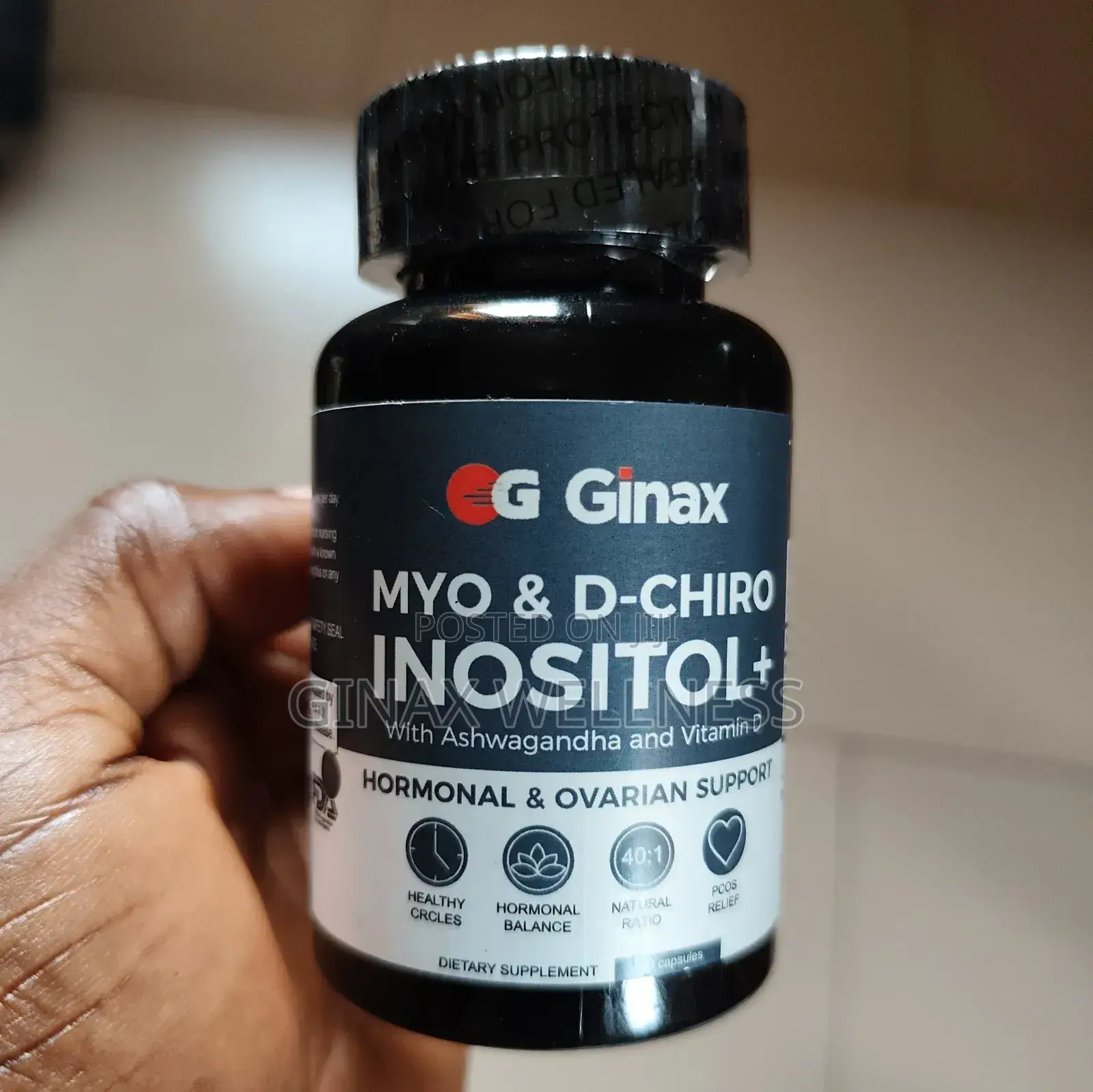 Myo D-Chiro Inositol+ Capsules With Ashwagandha (2555mg)