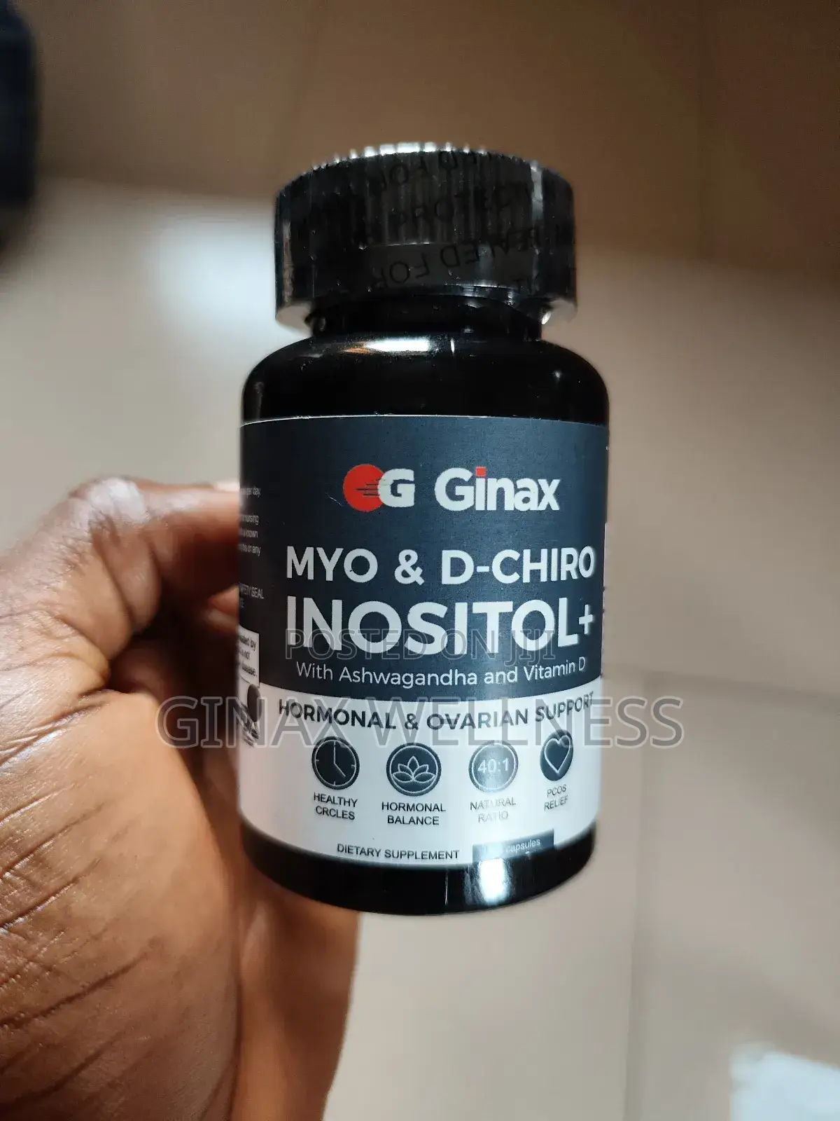 Myo D-Chiro Inositol+ Capsules With Ashwagandha (2555mg)