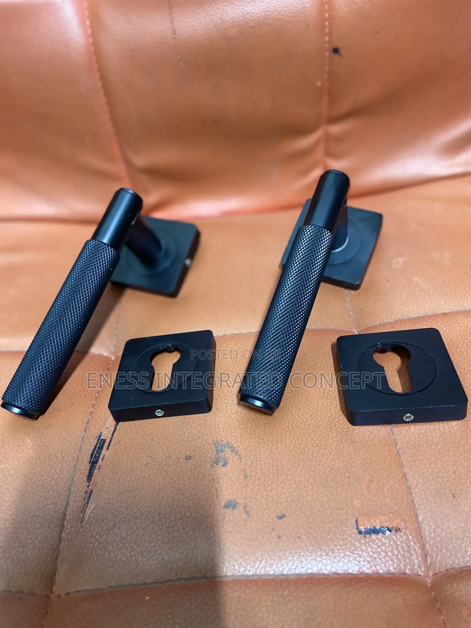 Superior Black Coated Door Lock