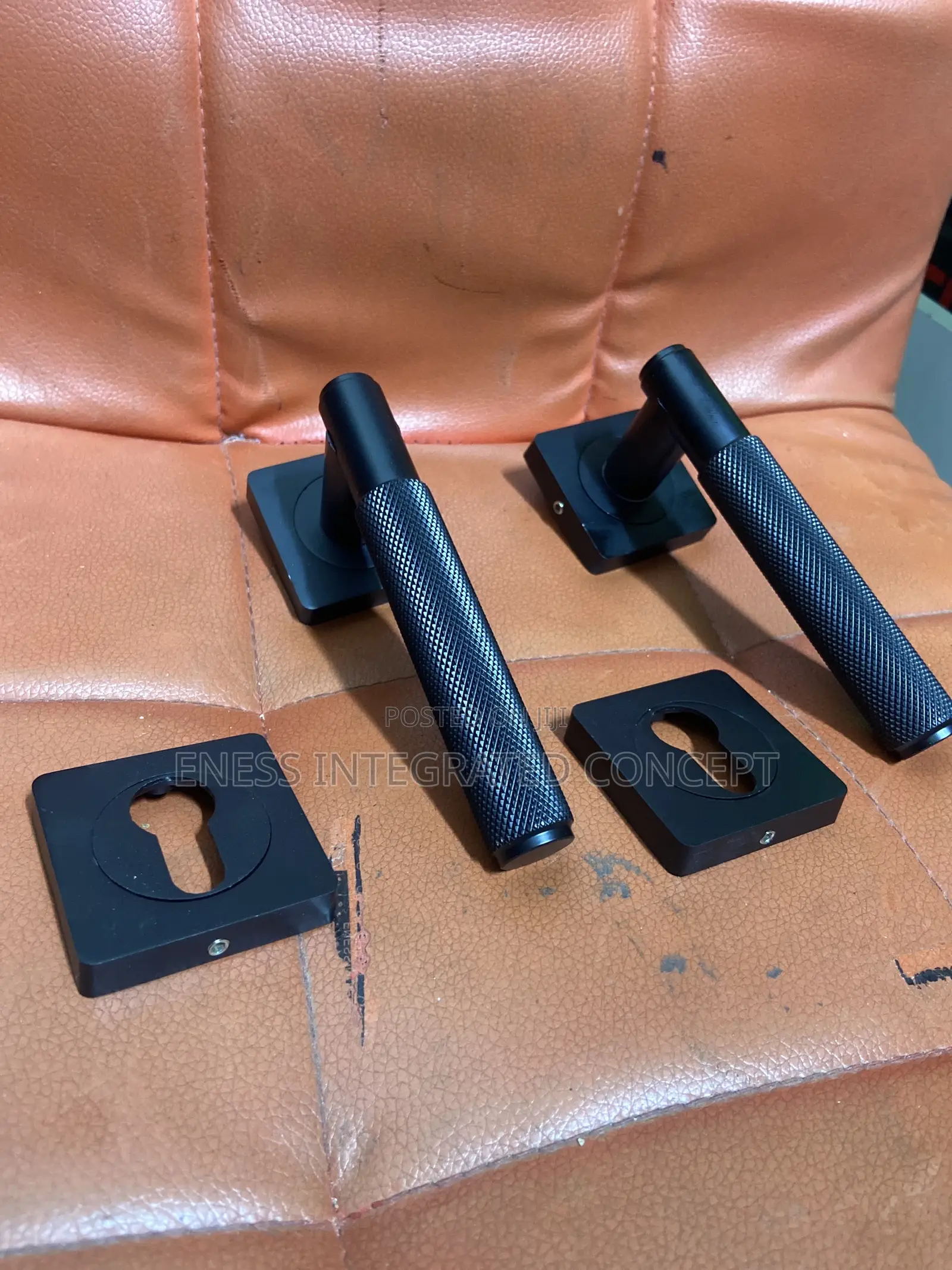 Superior Black Coated Door Lock
