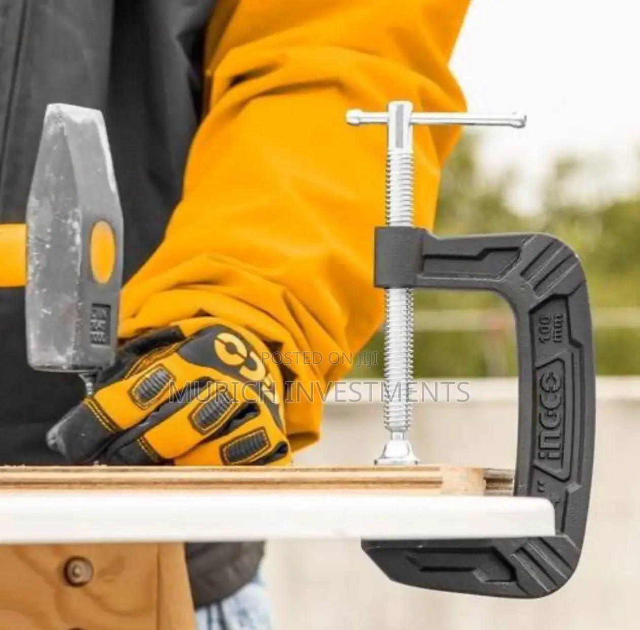 Ingco 6-Inch Heavy Duty G-Clamp – Built to Grip