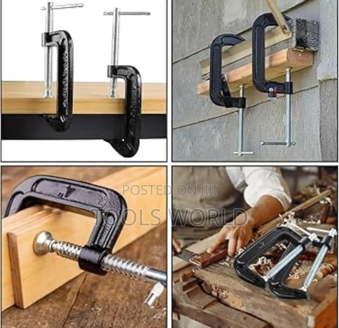 Ingco 6-Inch Heavy Duty G-Clamp – Built Tough for Carpentry