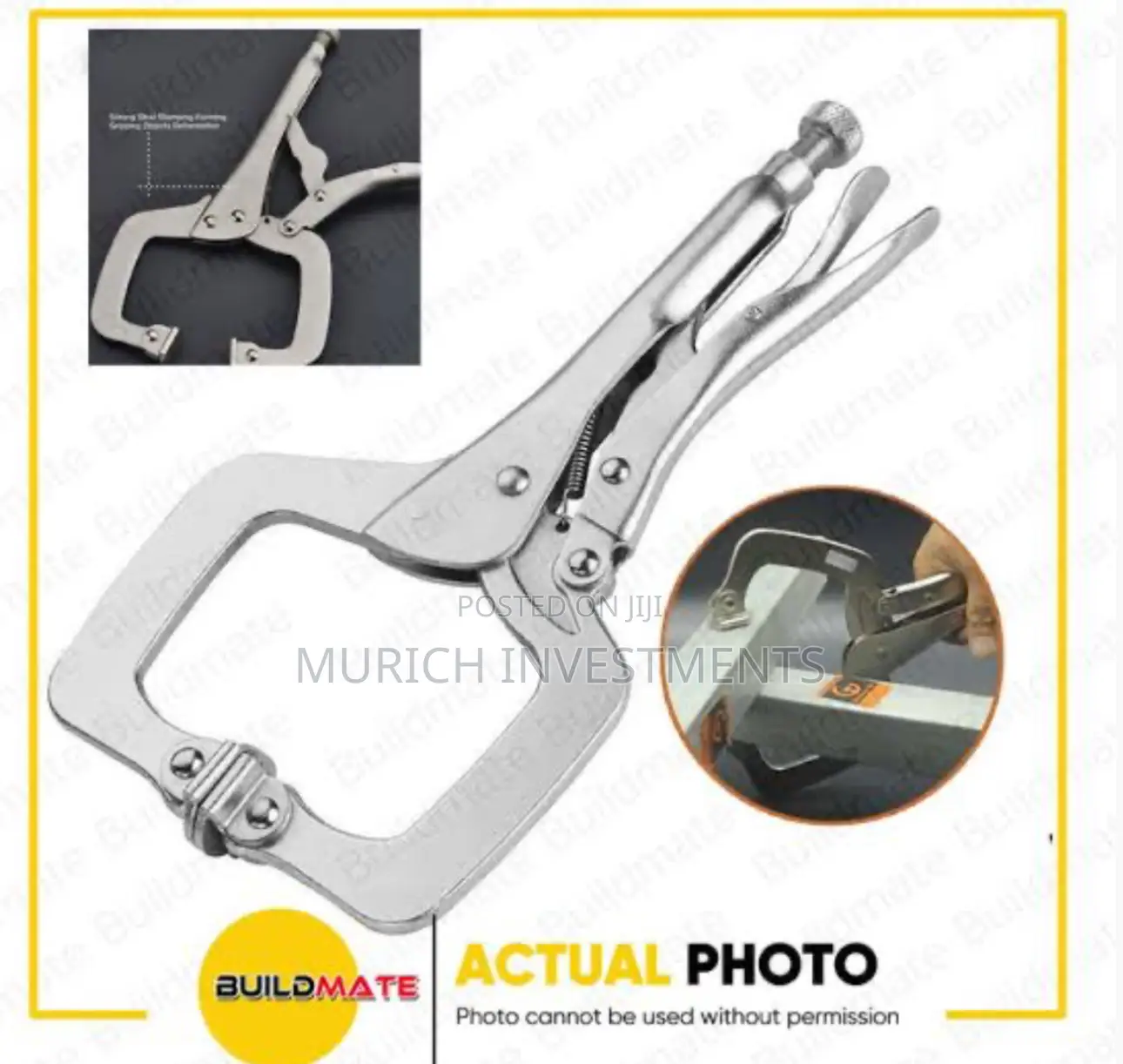 Ingco 11-Inch C-Clamp Locking Plier – Model Hcclw0211