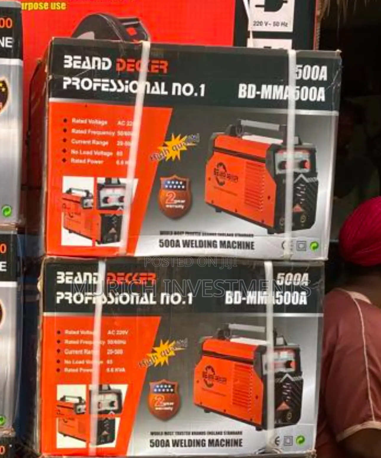 Beand Deker 500a Professional Welding Machine – Heavy-Duty