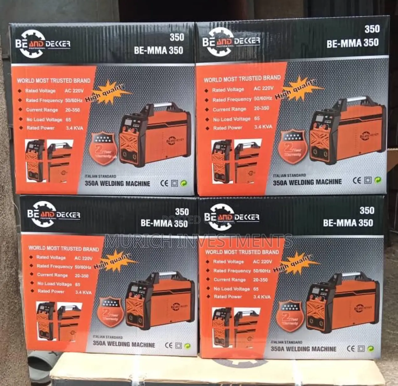 Be and Decker Be-Mma 350 – Inverter Welding Machine