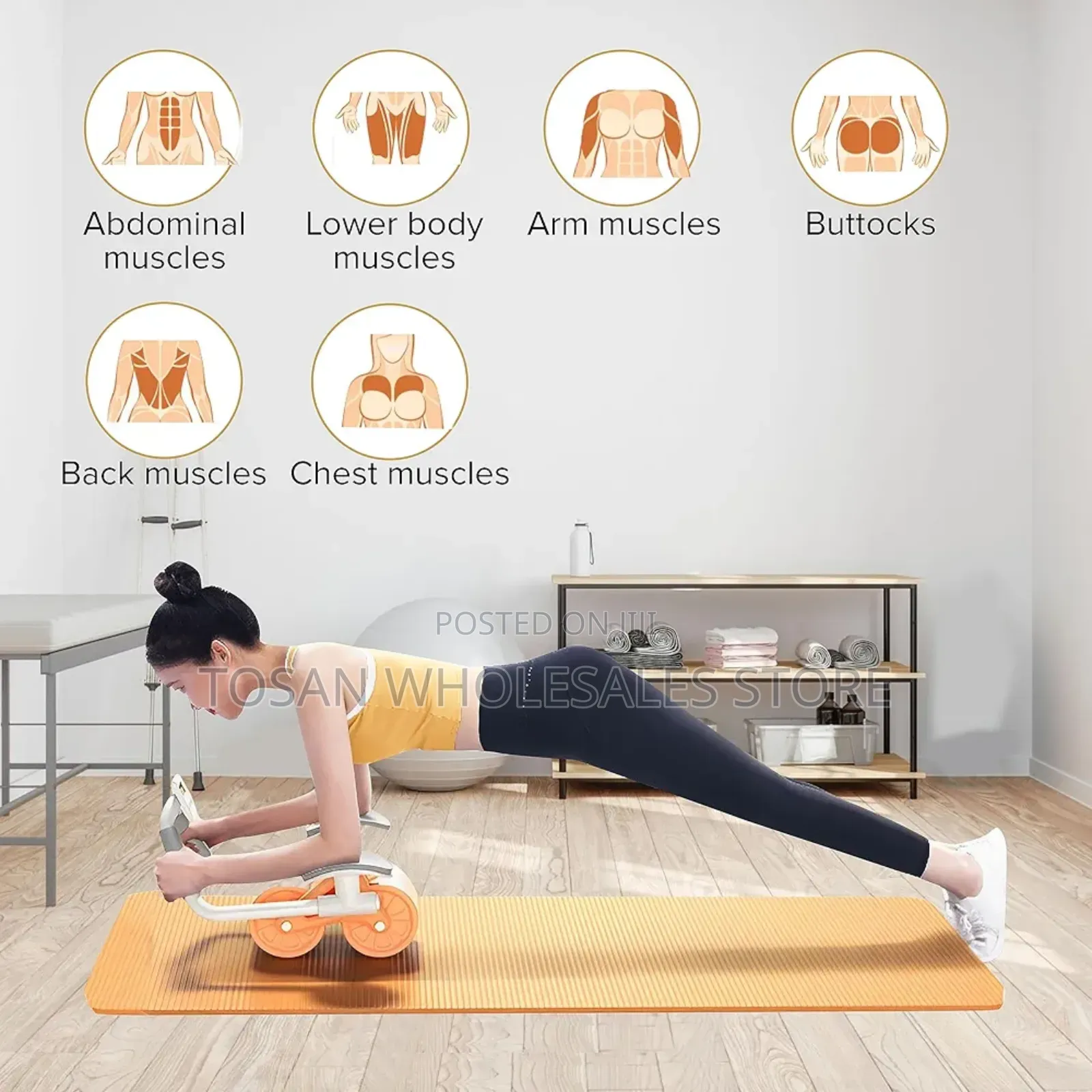 Rebound Exercise Wheels With Timer