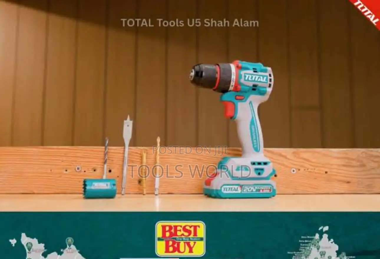 Total Tidli20558 Cordless Impact Drill 20v