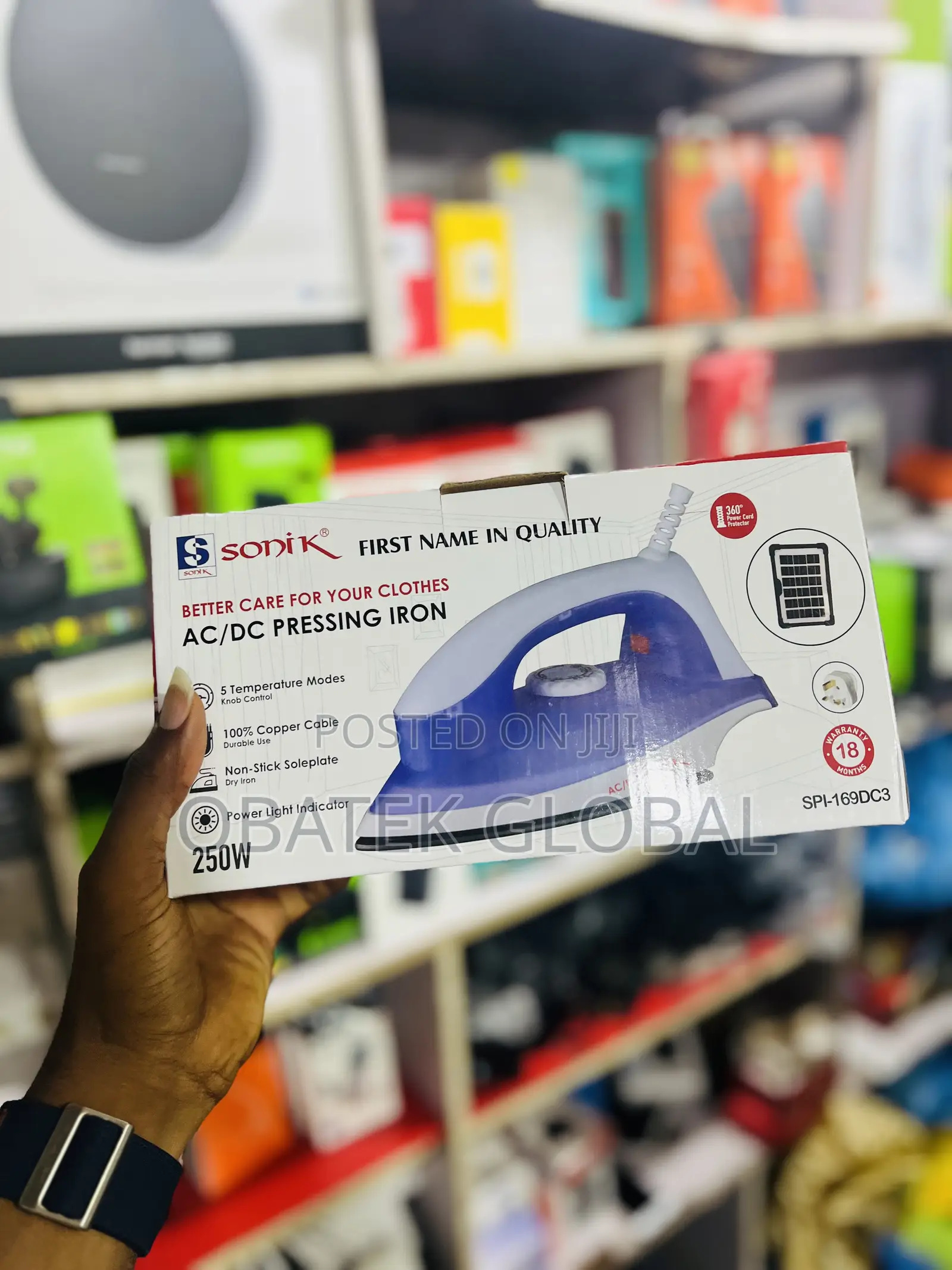 Sonik Ac/Dc 250w Pressing Iron