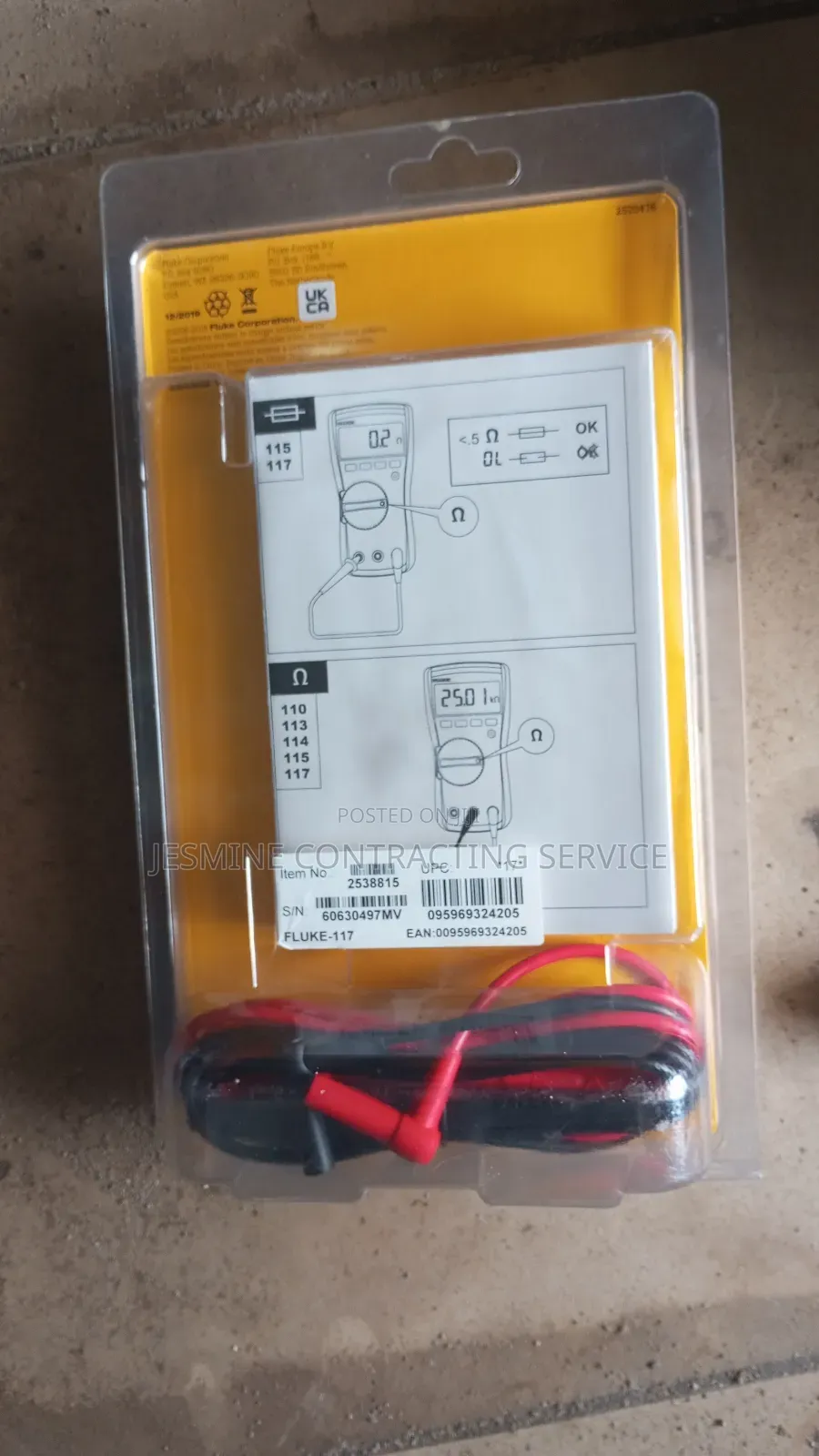 Electricians Multimeter Fluke 117