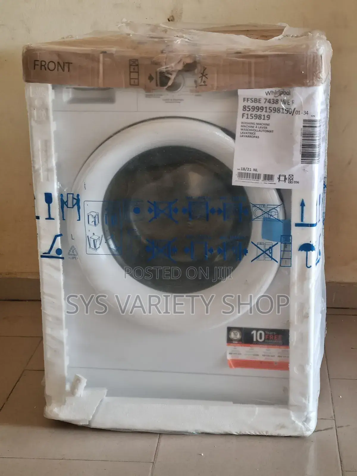 Whirlpool Freshcare Inverter Motor Washing Machine 7kg
