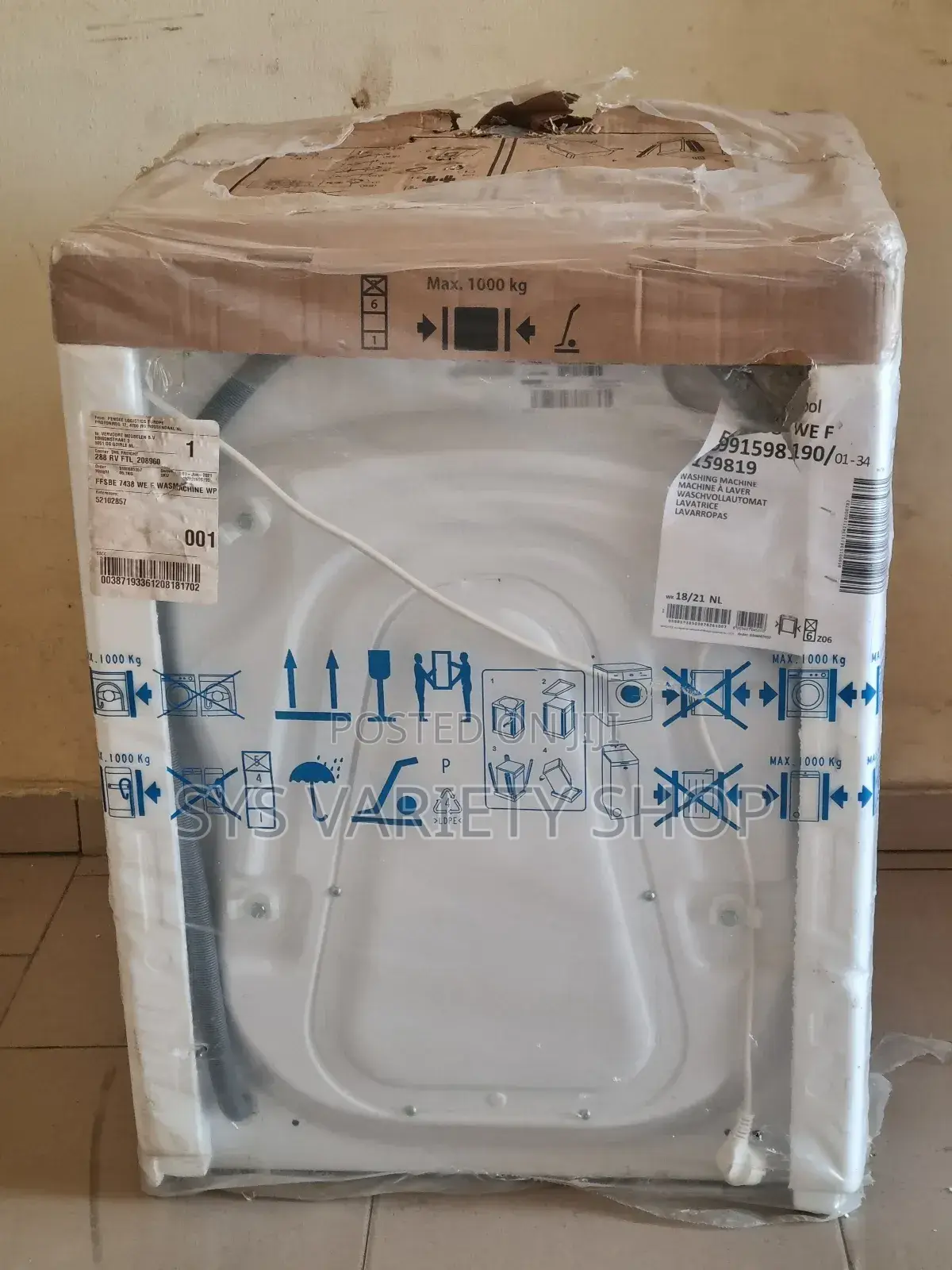 Whirlpool Freshcare Inverter Motor Washing Machine 7kg