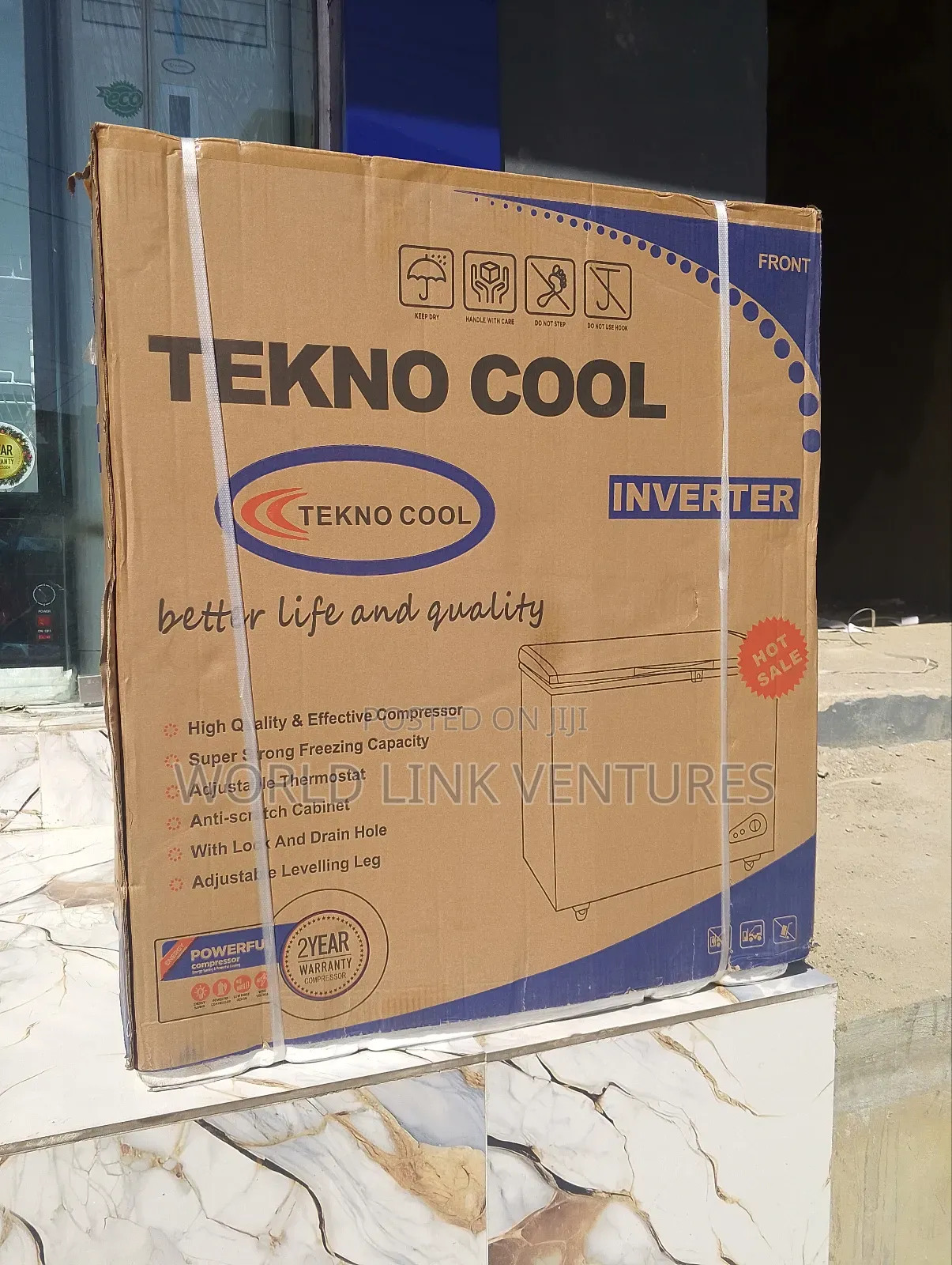 Tekno Cool Inverter Chest Freezer. 150l, 2 Years Warranty