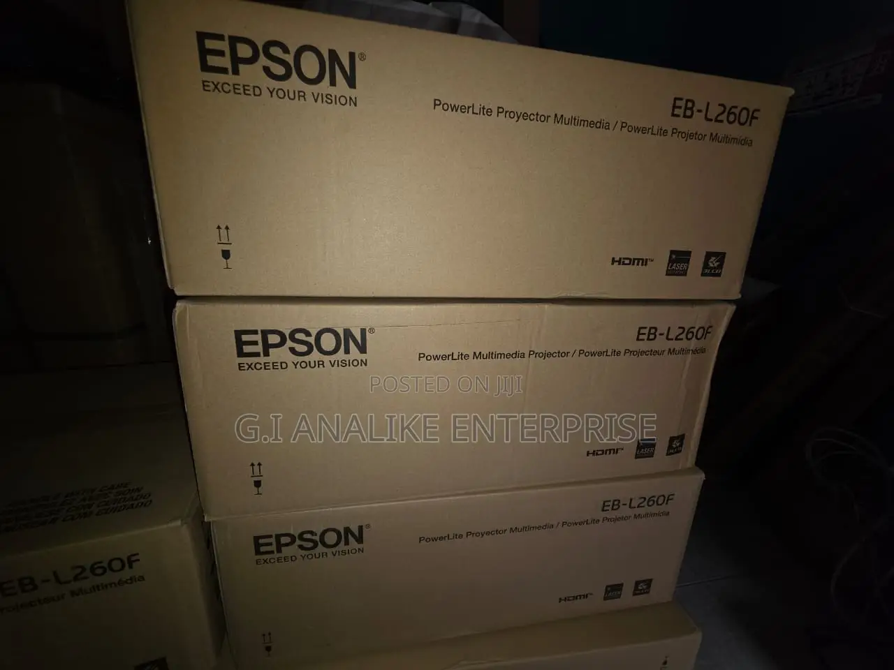Epson Powerlite L260f 4600-Lumen Full Hd Laser3lcd Projector
