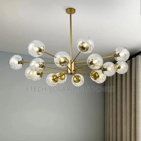 Modern Gold Body Living Room Dining Nordic Chandelier Light