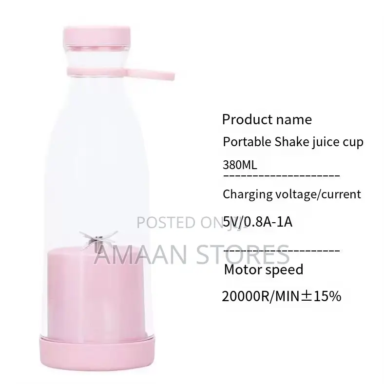Portable Mini Juicer Blender – Usb Rechargeable Bottle