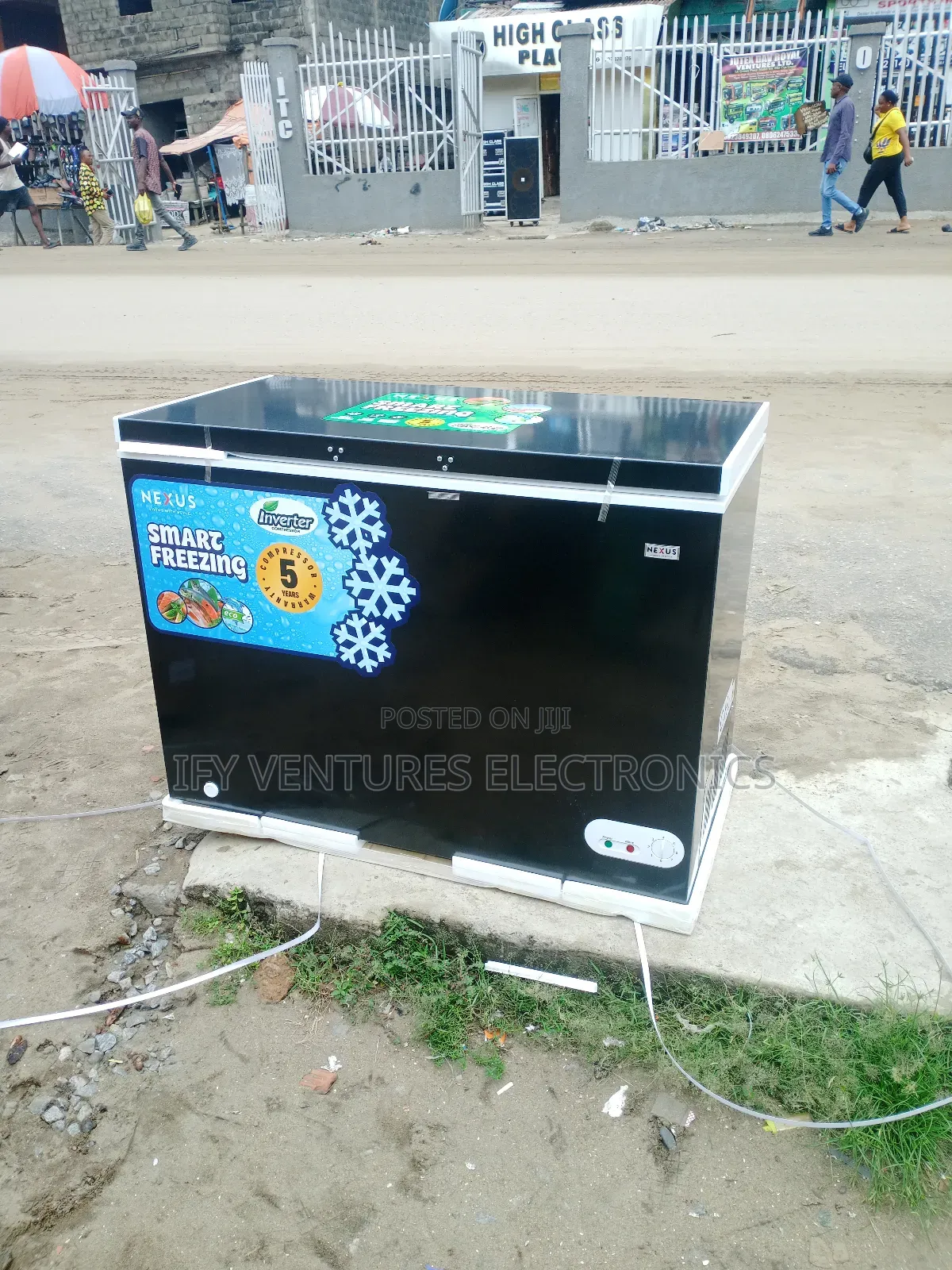 265 Liters Nexus Inverter Chest Freezer, Black Color
