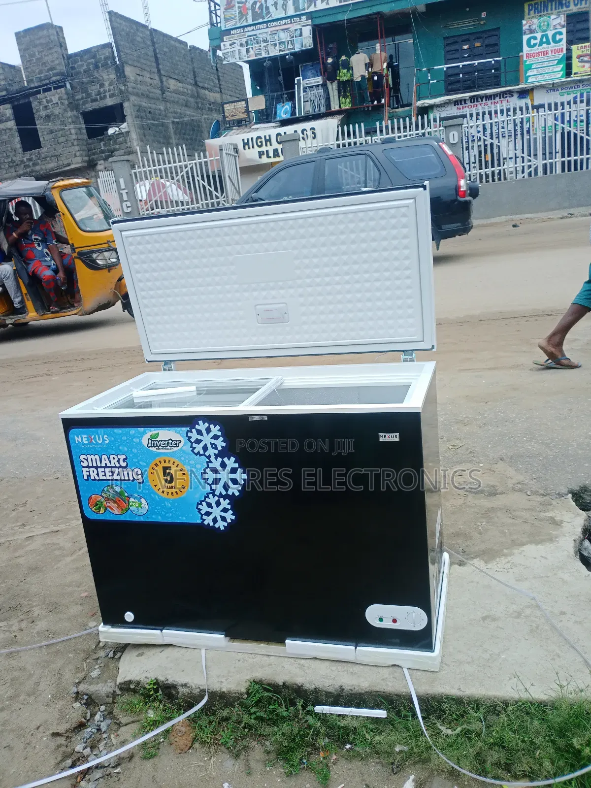 265 Liters Nexus Inverter Chest Freezer, Black Color