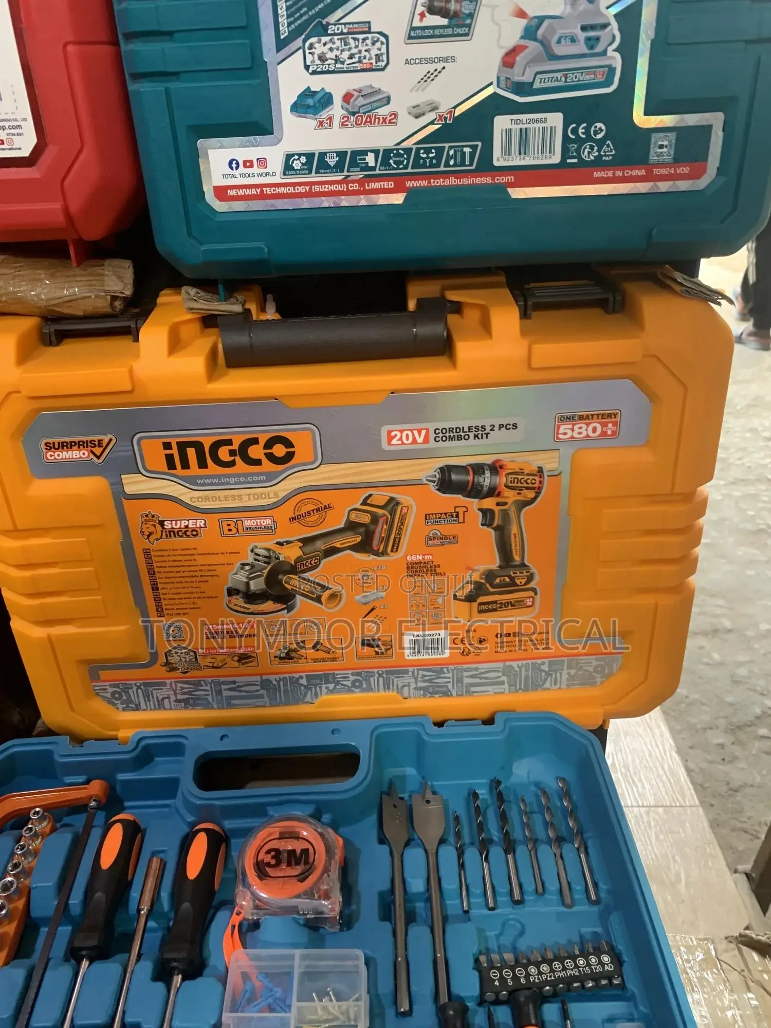 Ingco 3 in 1 Cordless Combo Kit