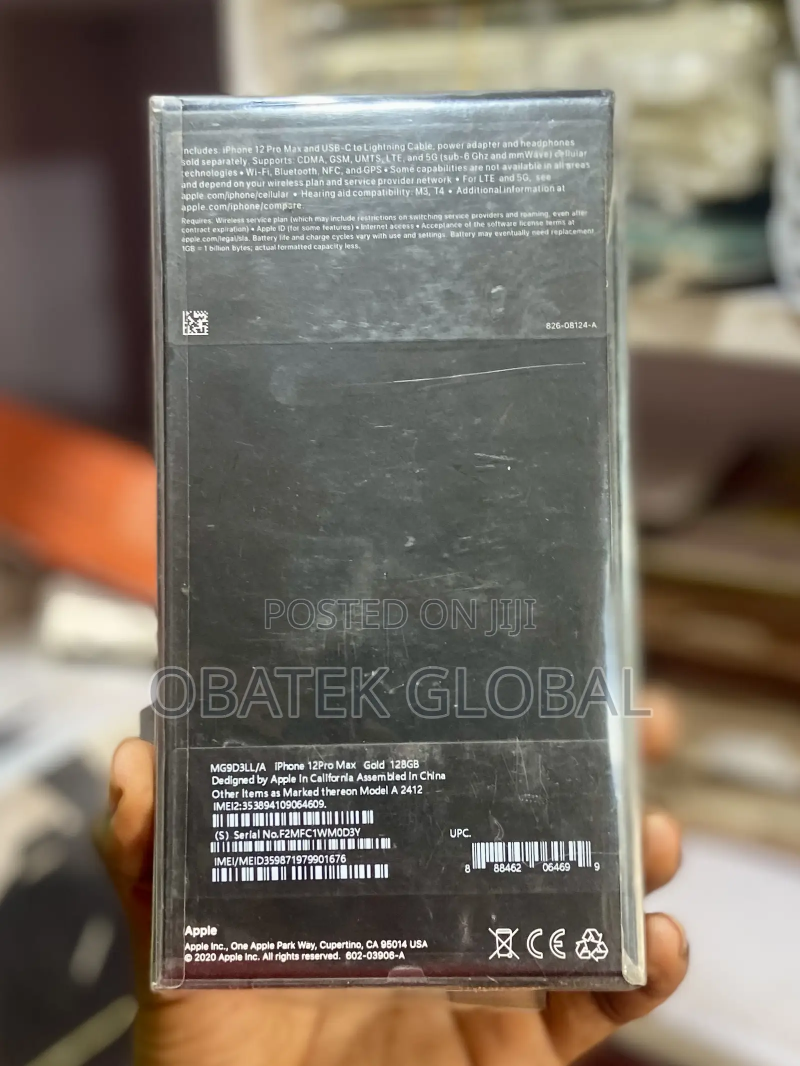 New Apple iPhone 12 Pro Max 128 GB Gold