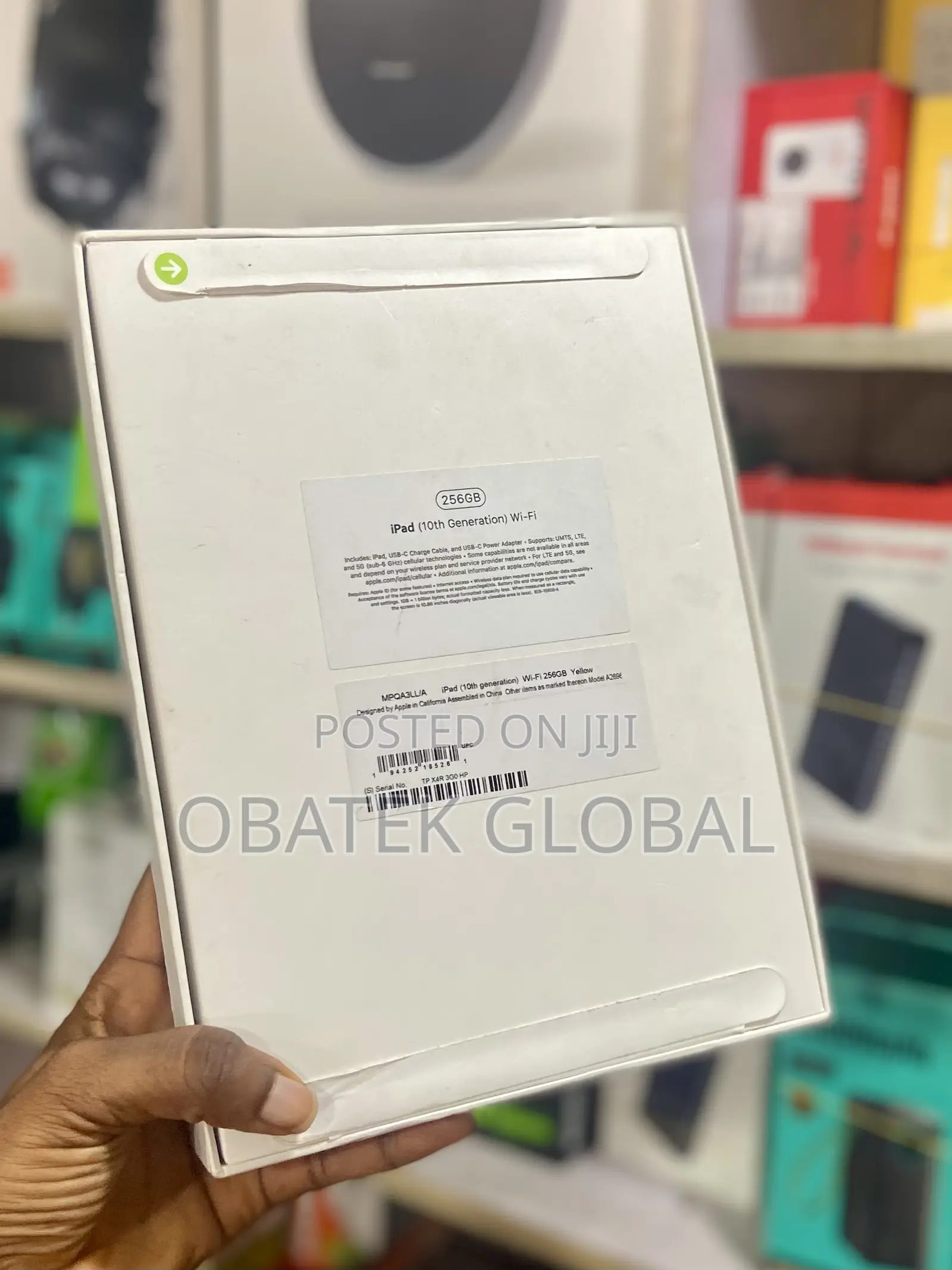 New Apple iPad 10.2 (2021) 256 GB Yellow