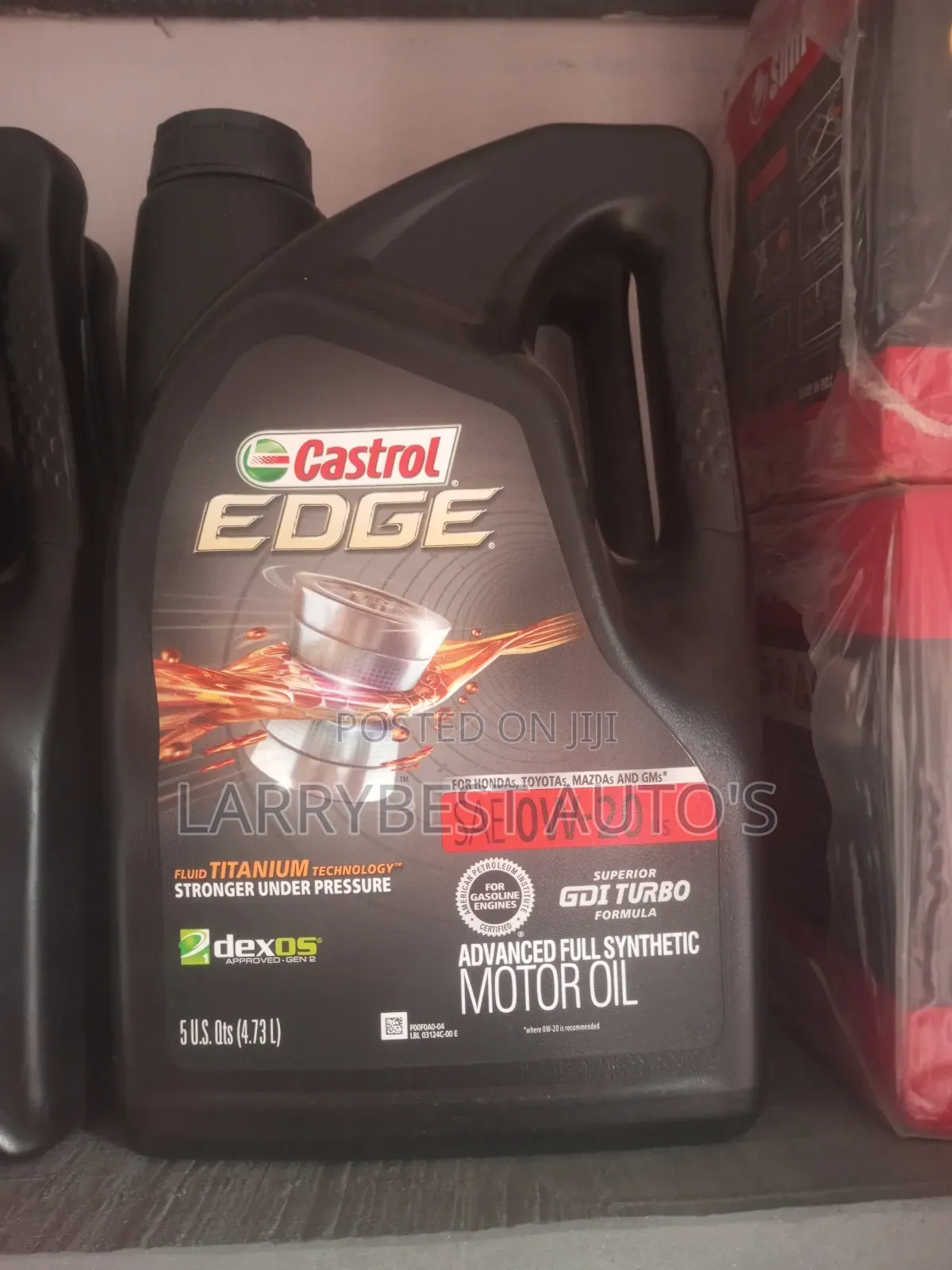 Castrol Edge 5lt, 5w-30, 5w-20 0w-20