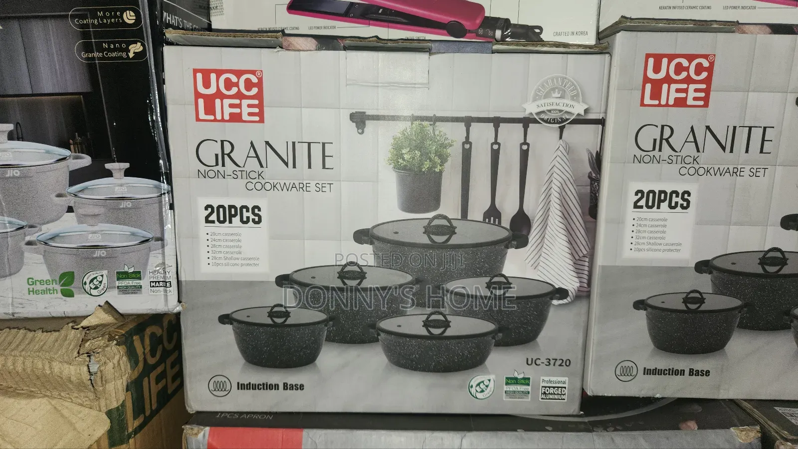 Ucc Life Granite Non-Stick 20 PCS Cookware Set