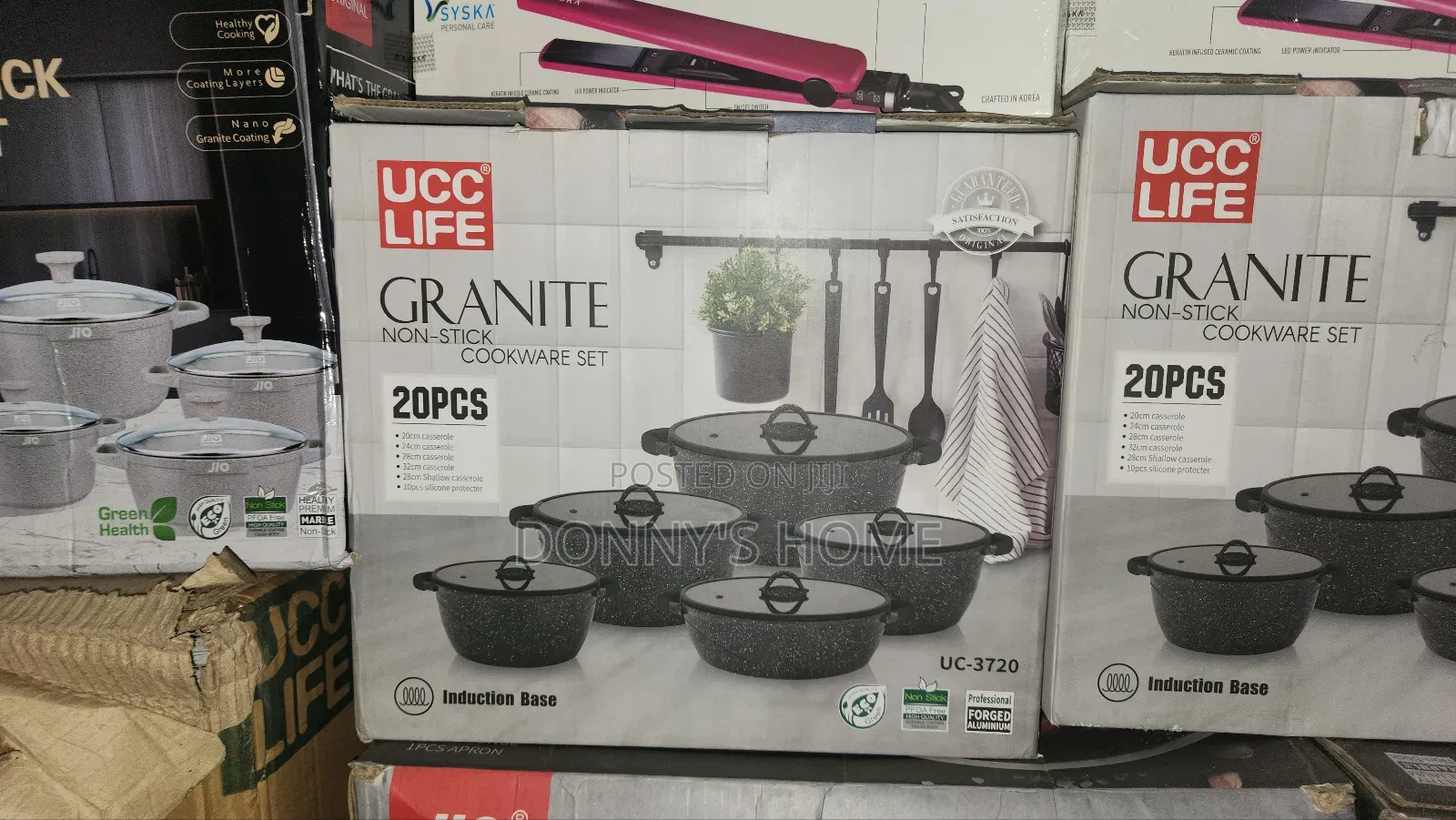 Ucc Life Granite Non-Stick 20 PCS Cookware Set