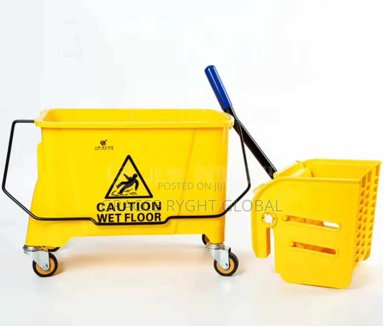 Industrial Trolley Wringer Mop Bucket