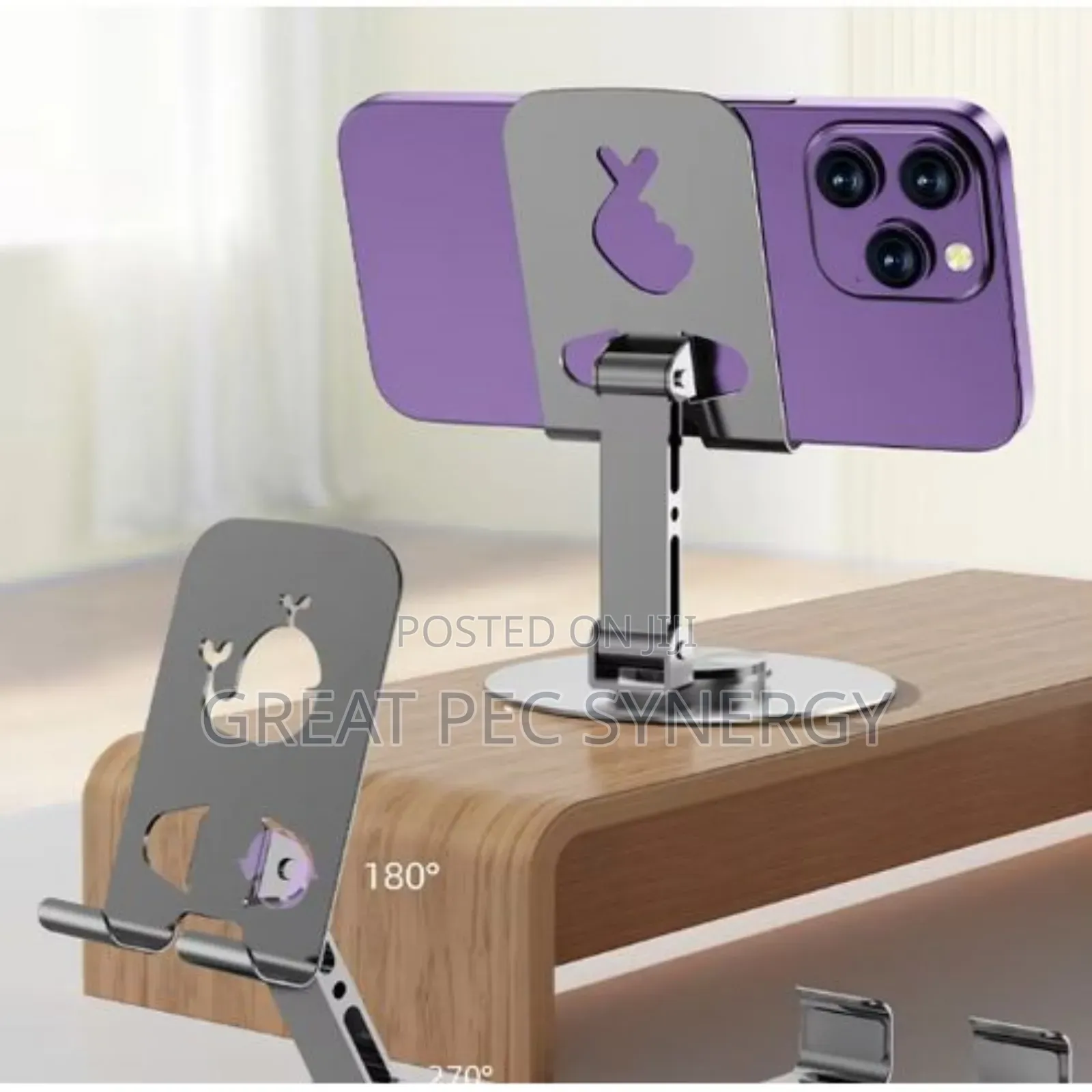 360 Rotating Phone Holder and Tablet Holder