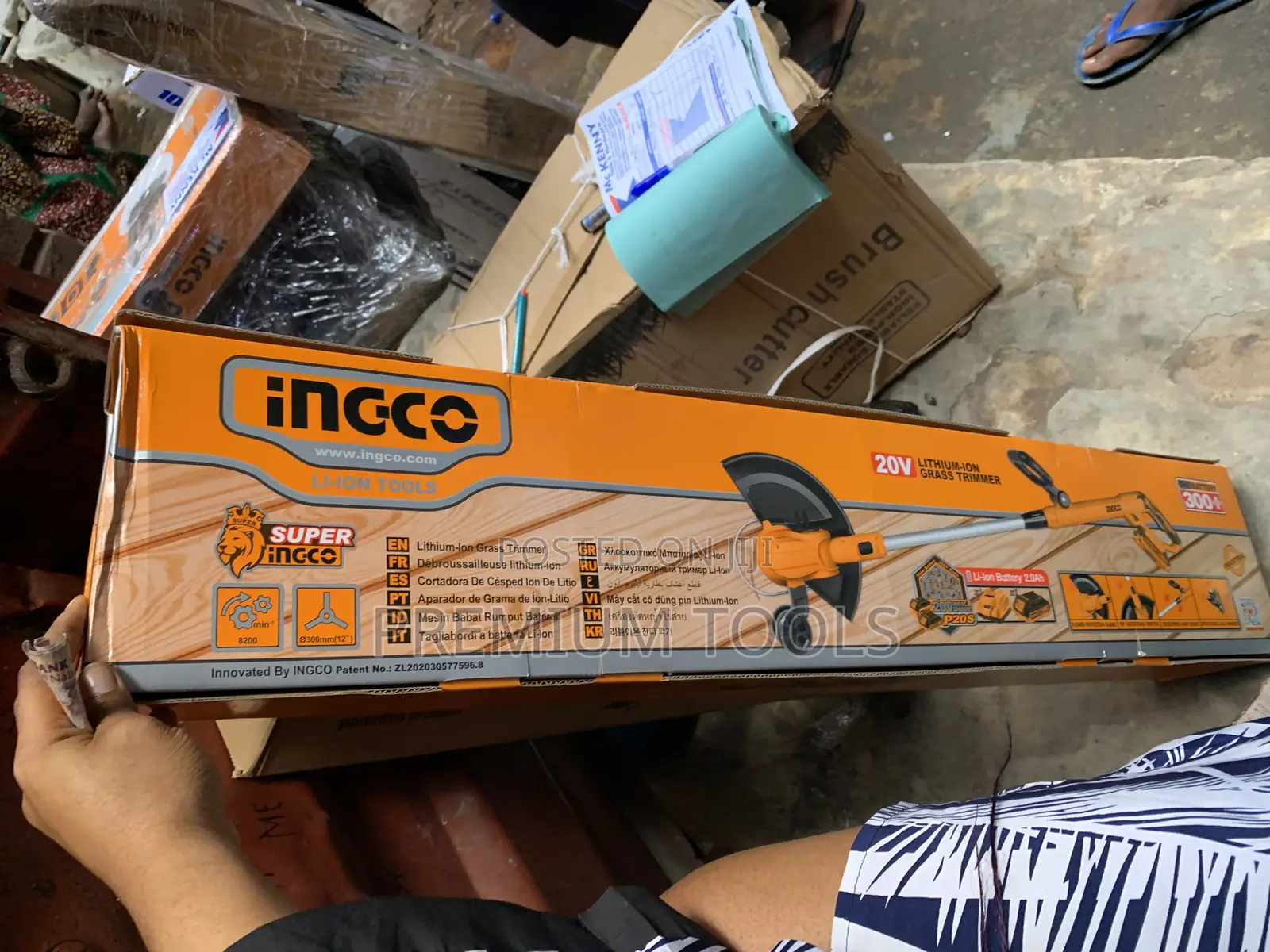 Ingco Cordless Grasscutter New