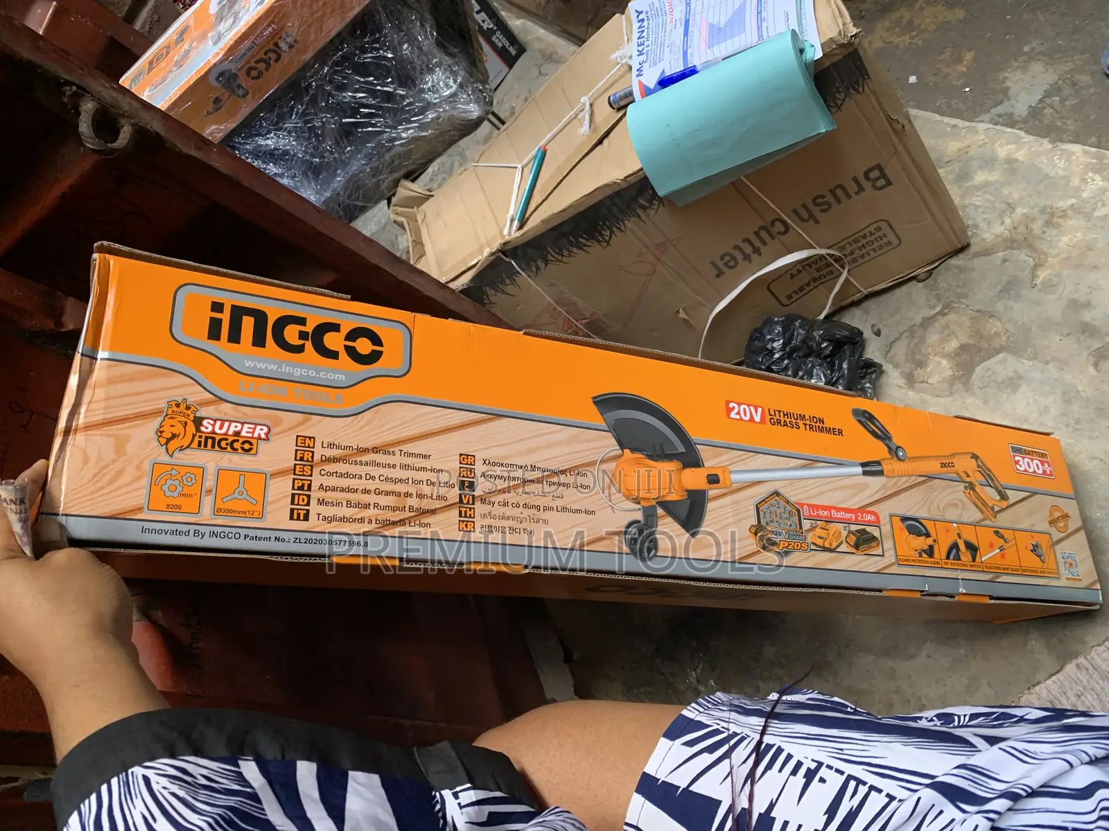 Ingco Cordless Grasscutter New