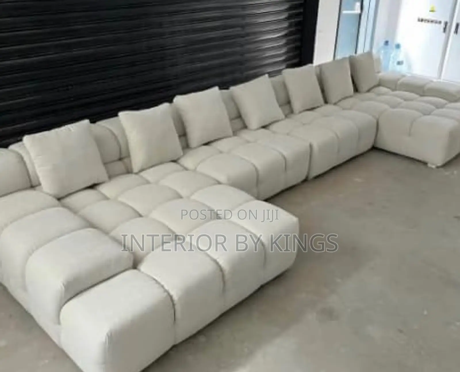 U-Shaped Custom Made Sofa Can Be Made in Colors of Your Choi