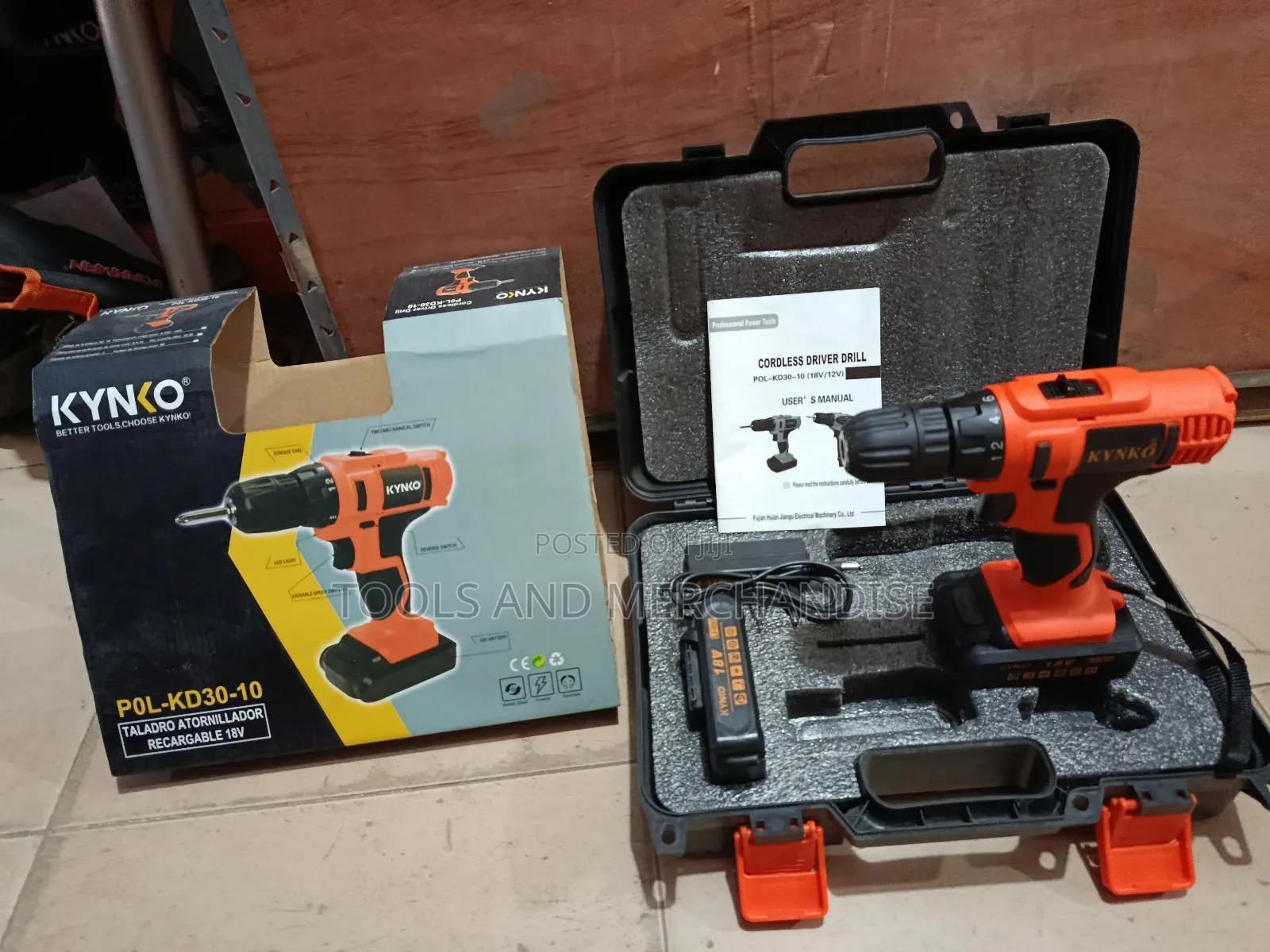Kynko Cordless Drill Machine 10mm