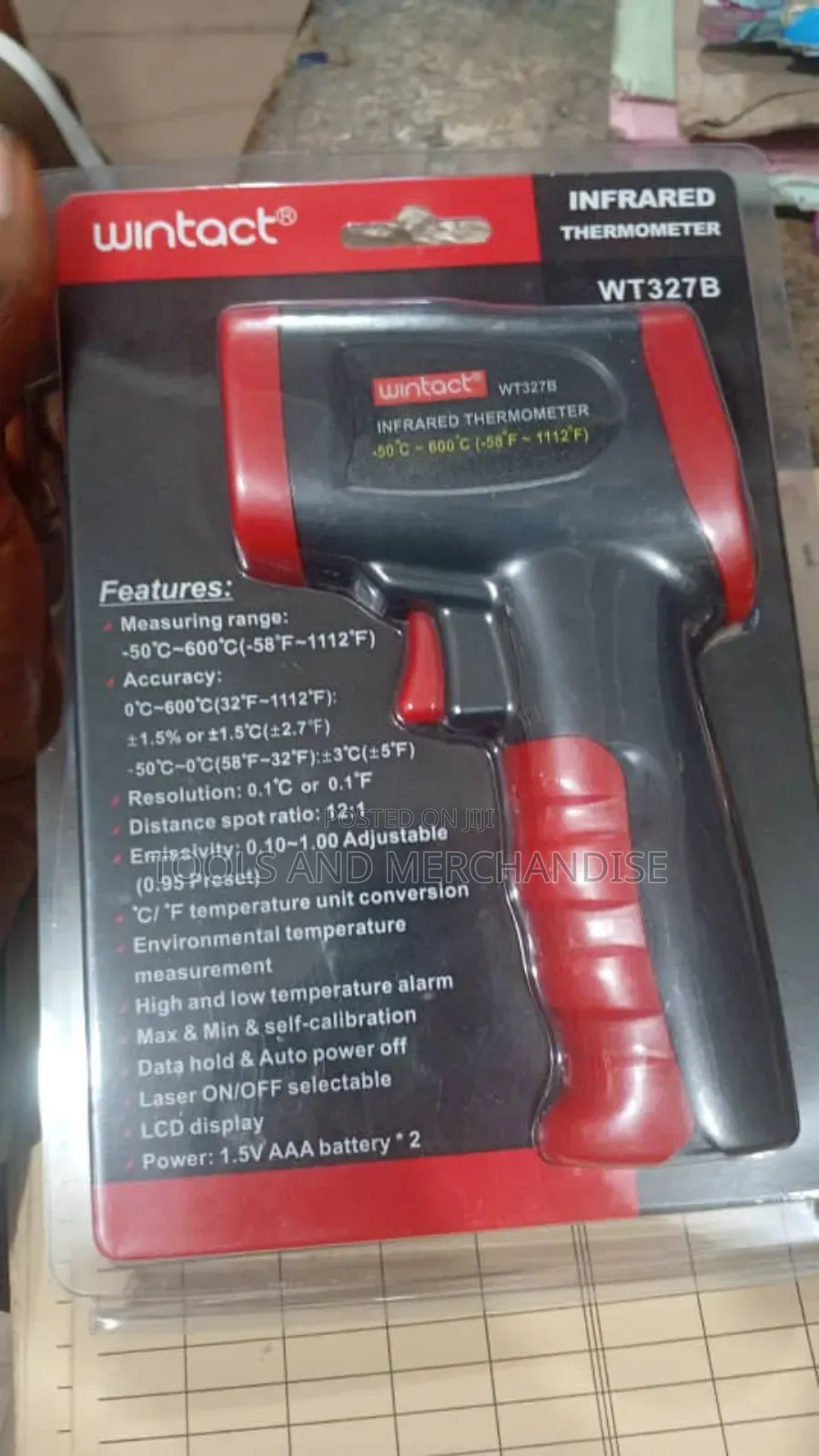 Infrared Thermometer 600°C