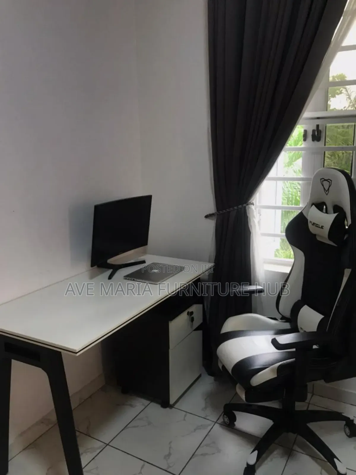 Office Desk and Office Gaming Chair.