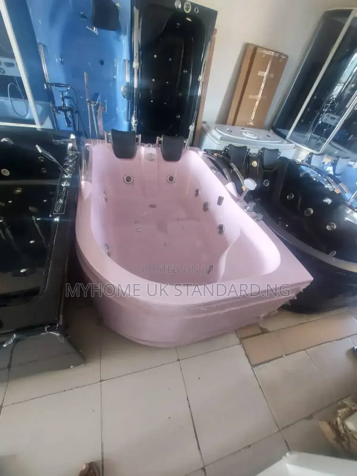 High Quality Colour Double Jacuzzi With Radio