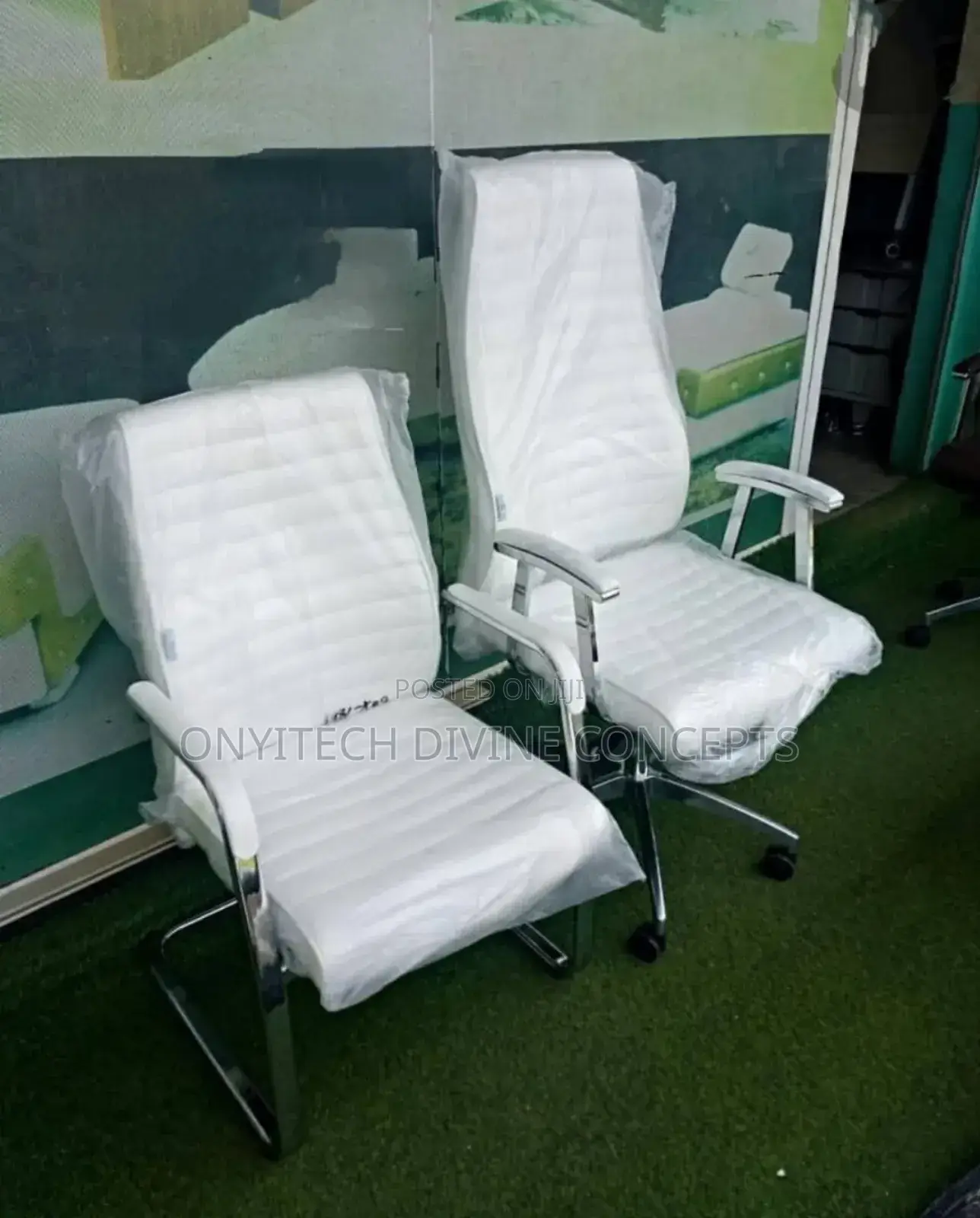Premium White Executive Chair