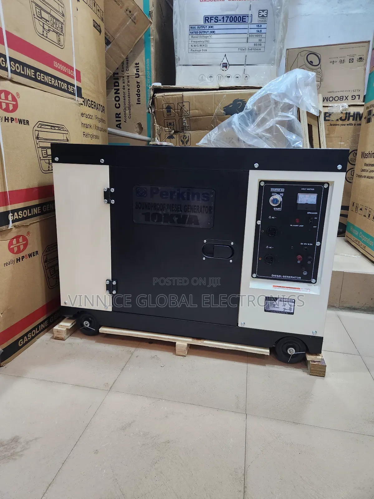 10kva Perkins Diesel Soundproof Generator 100% Pure Copper