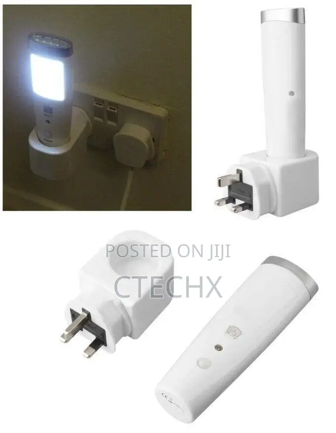 Rechargeable Emergency Sensor Torch Light With Charging Plug