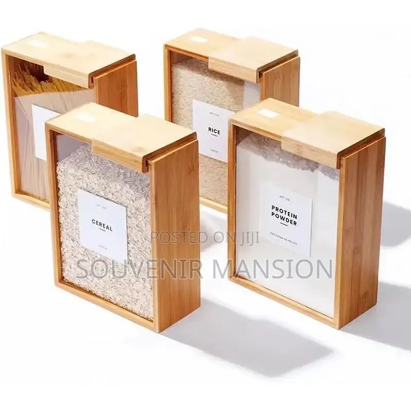 Bamboo Food Dispenser 2litre