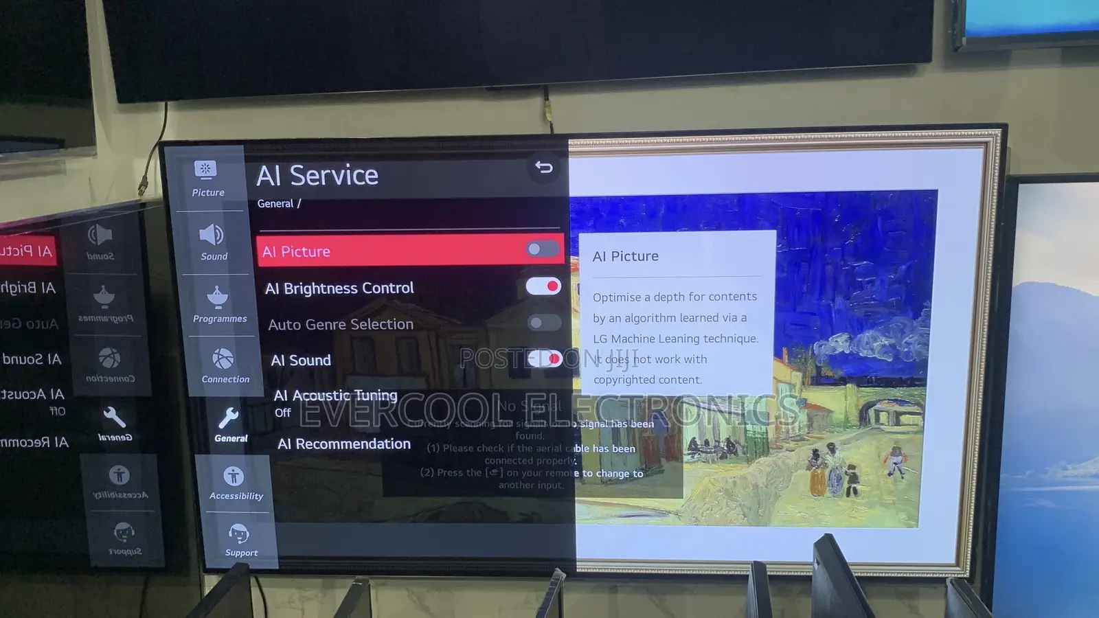 Blade Slim 55’’ Lg Oled C1 Evo Smart Tv With Thinq Ai