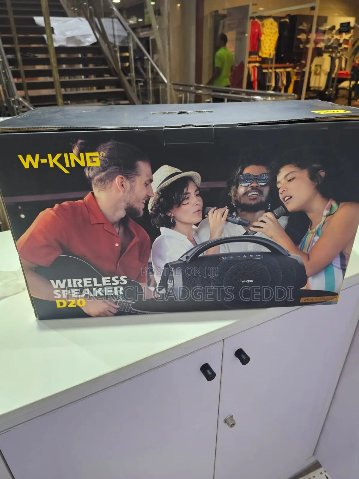 W-King D20 Wireless Bluetooth Speaker With Dual Wireless Mic