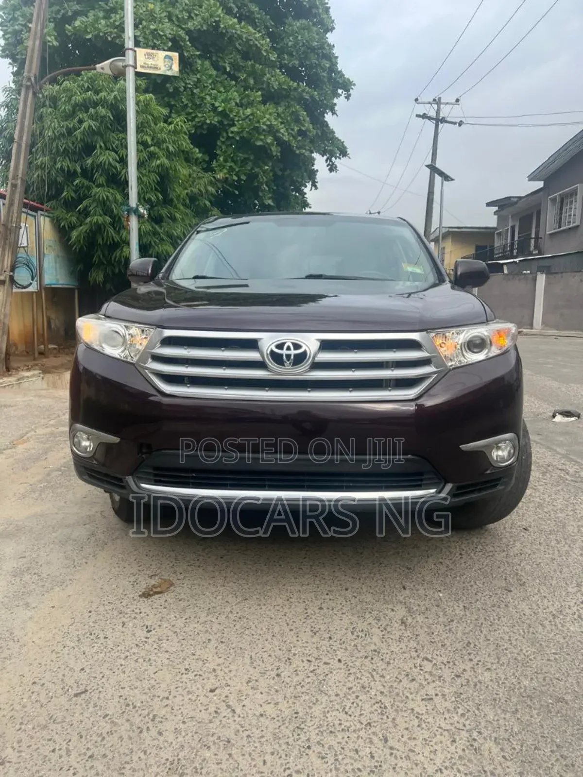 Toyota Highlander Limited 2012 Burgundy